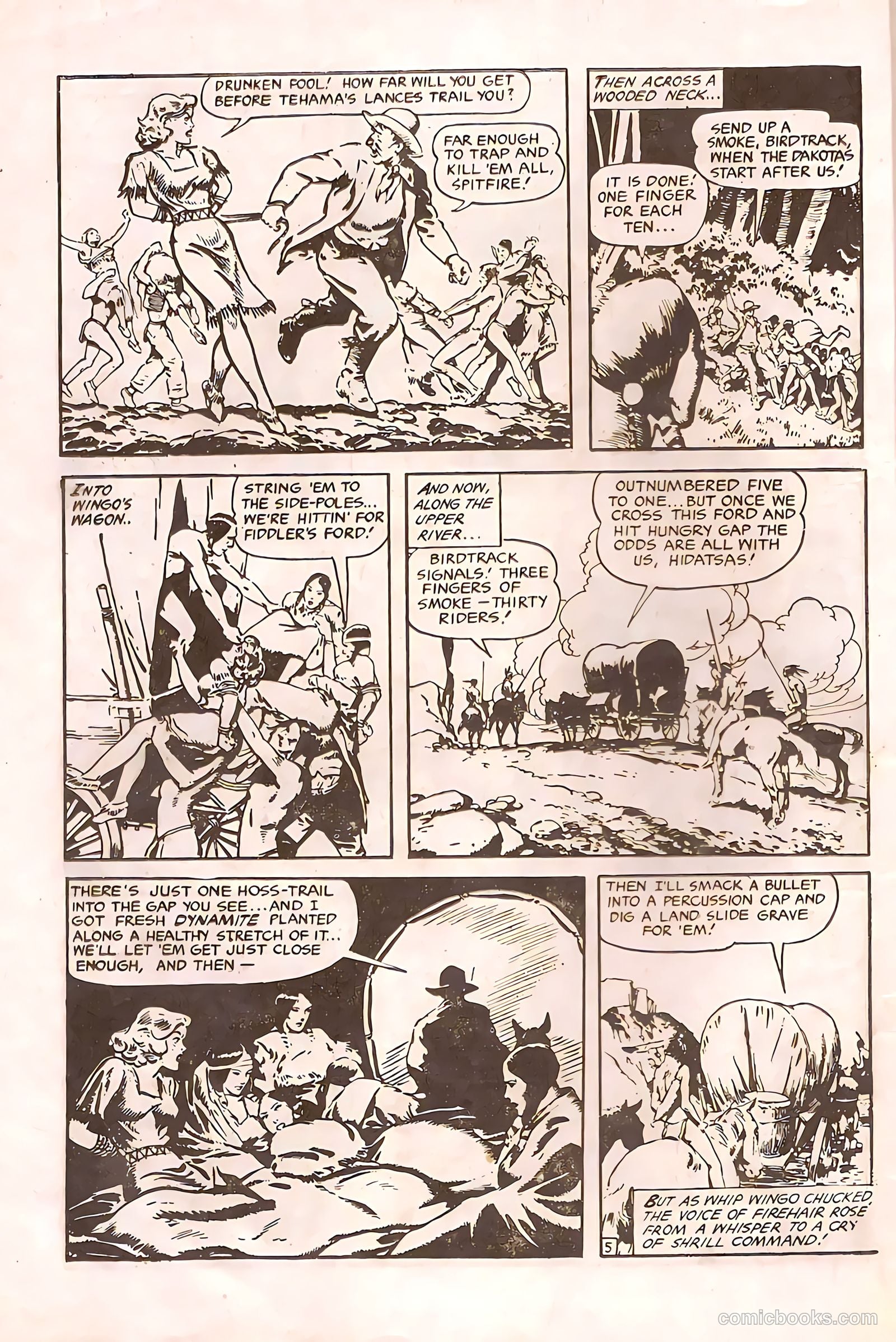 Firehair Comics #12 (1948) — page 6 of 24
