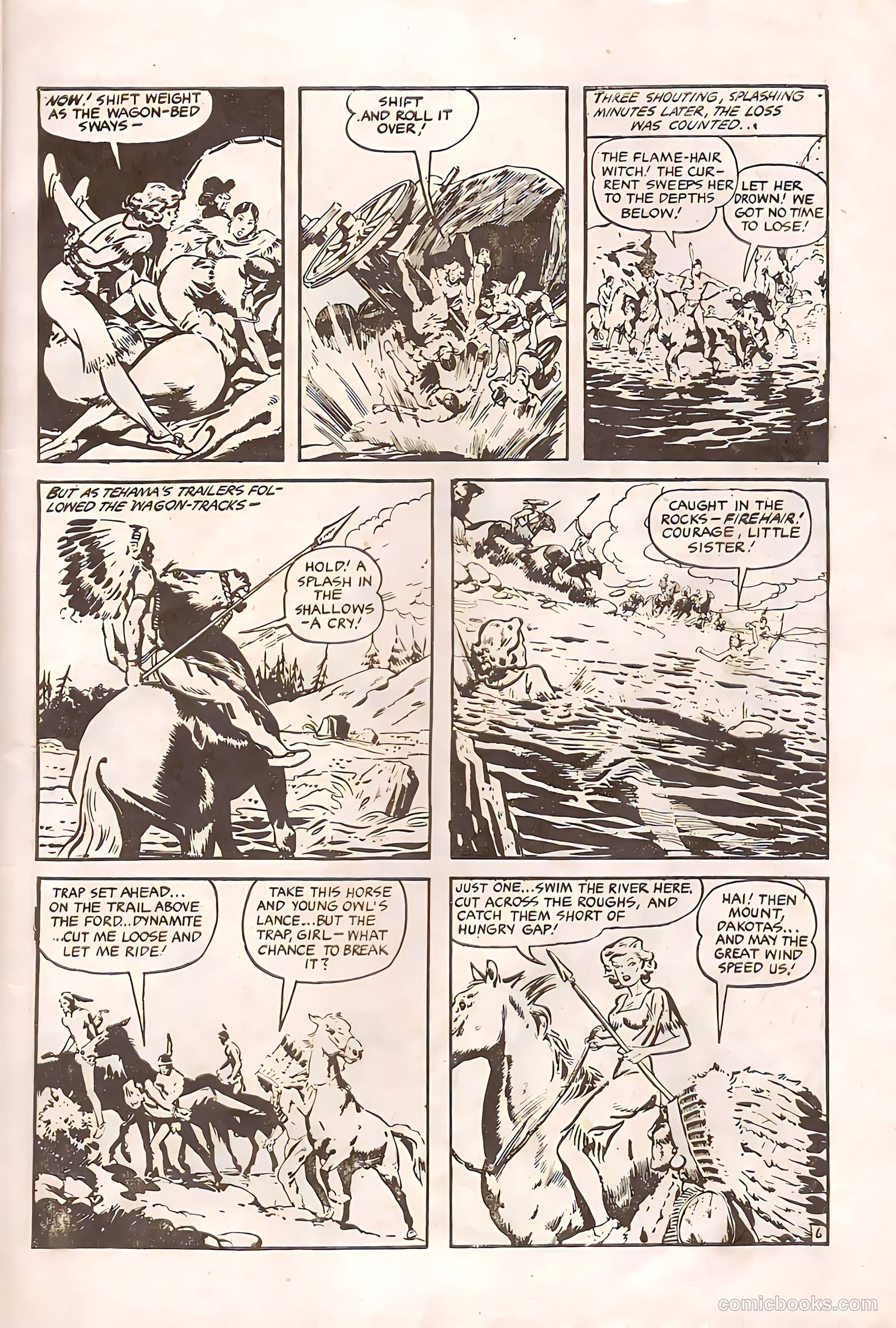 Firehair Comics #12 (1948) — page 7 of 24