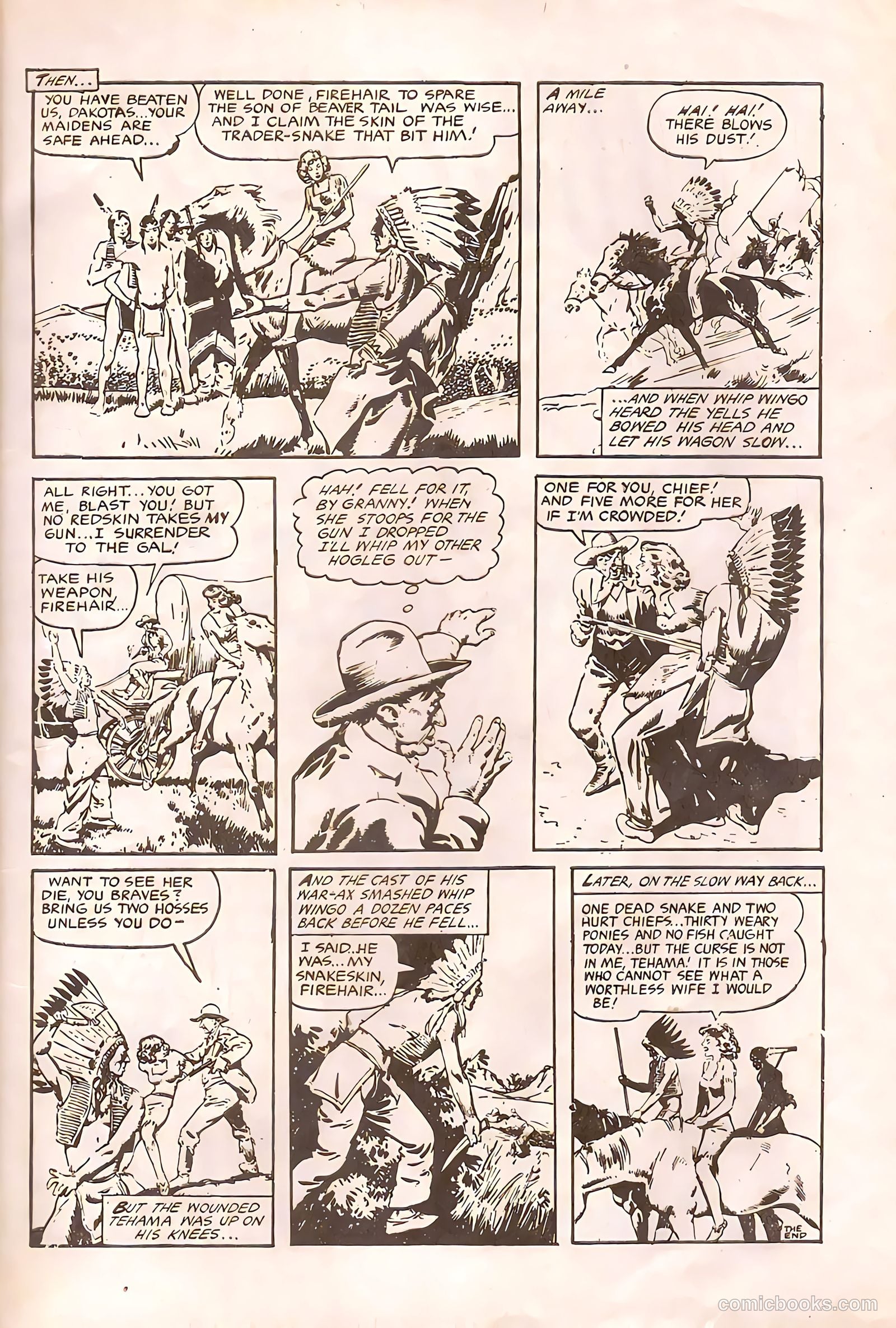 Firehair Comics #12 (1948) — page 9 of 24