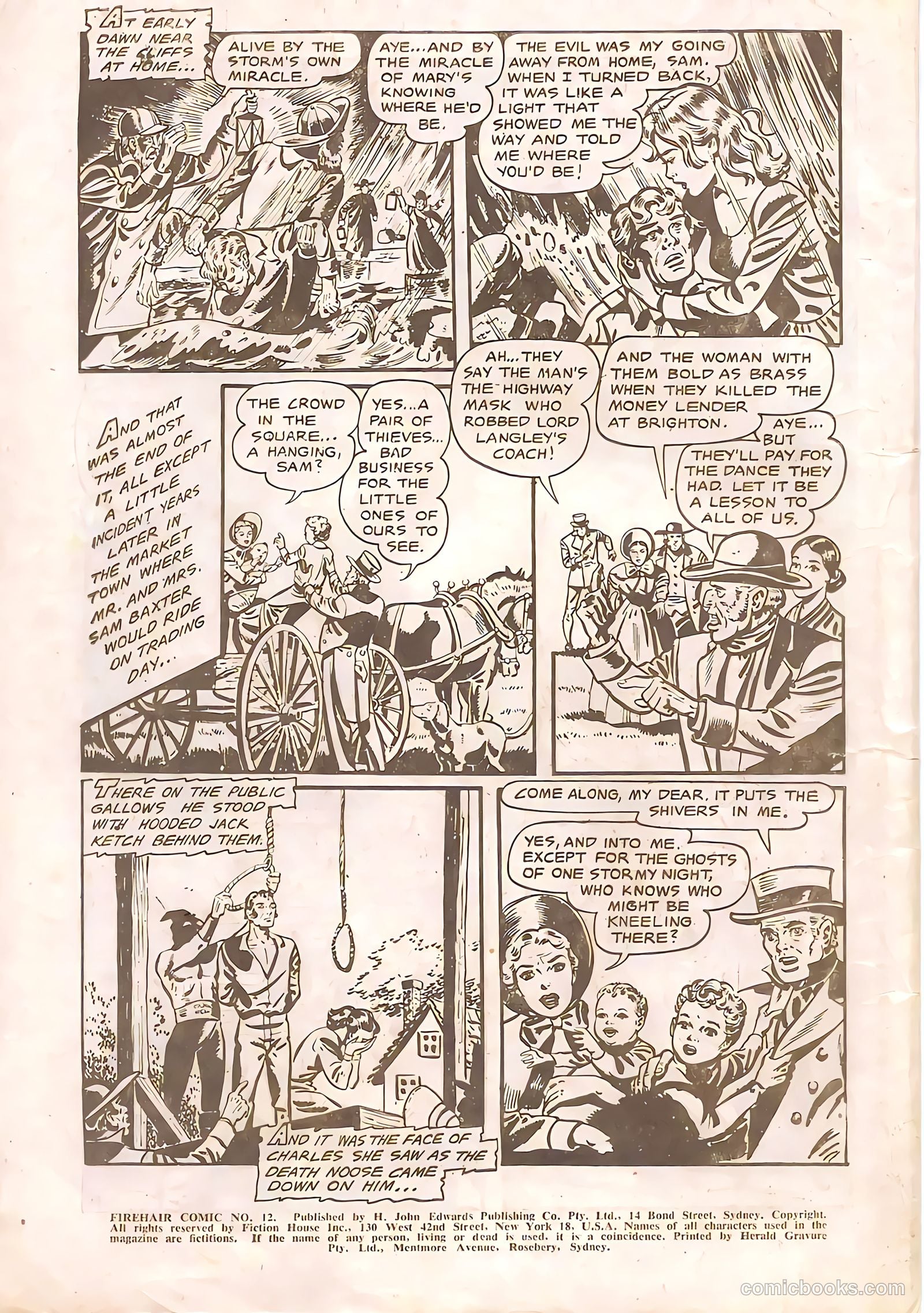 Firehair Comics #12 (1948) — page 24 of 24