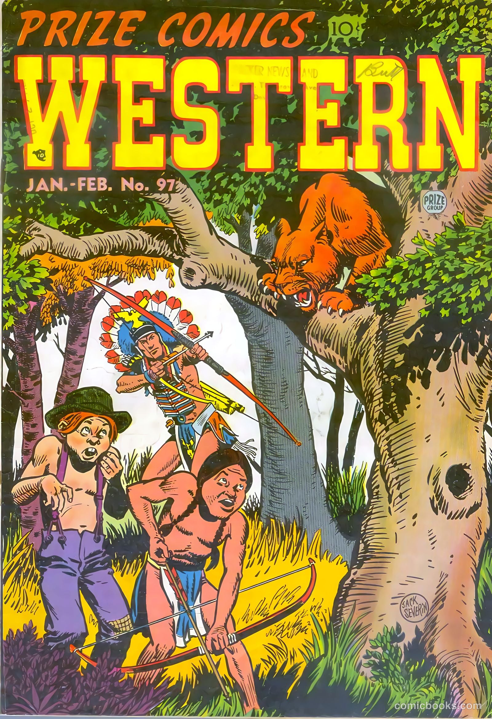 Prize Comics Western #97