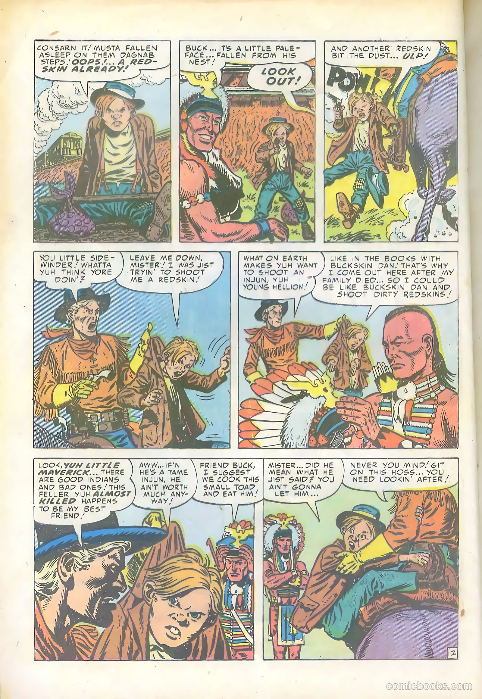 Prize Comics Western #97 (1950) — page 4 of 36