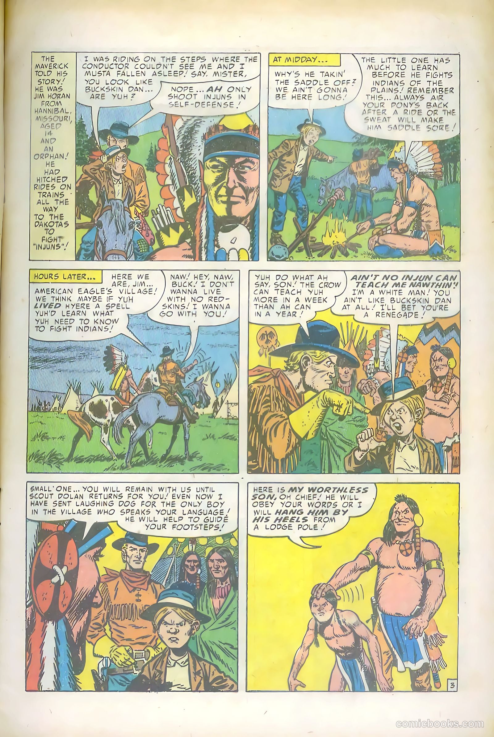 Prize Comics Western #97 (1950) — page 5 of 36