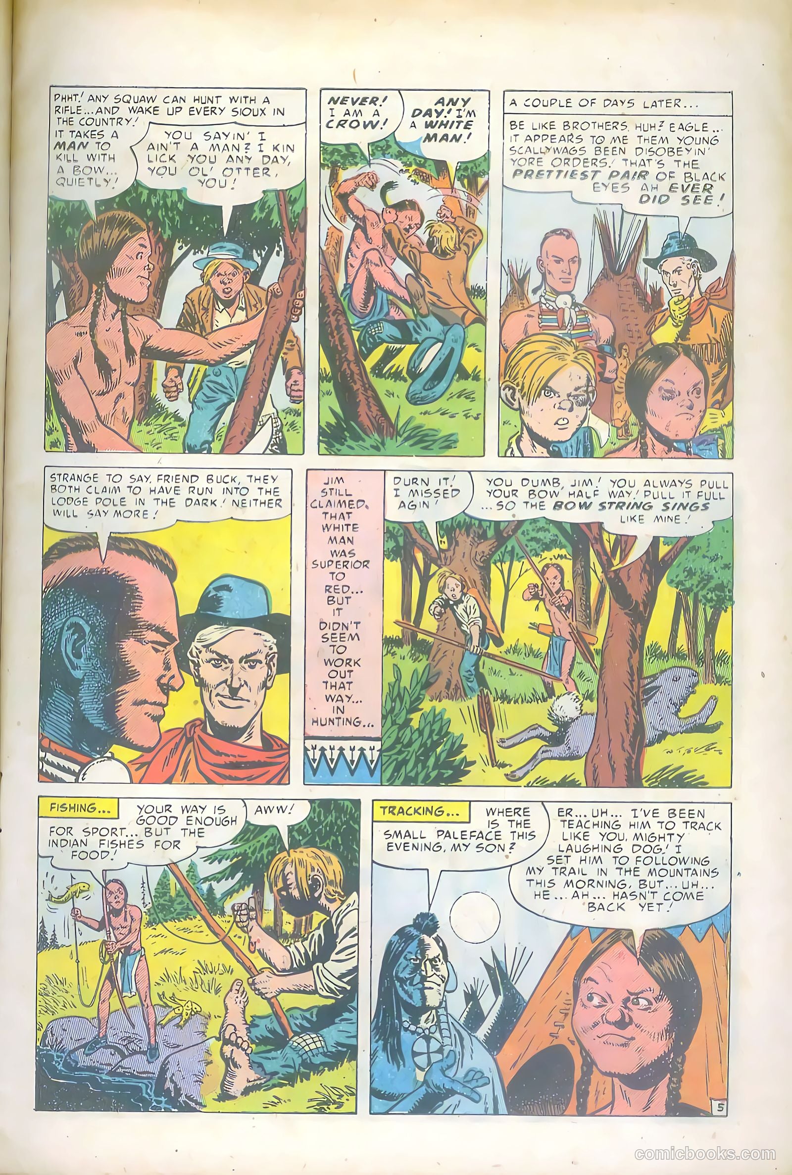Prize Comics Western #97 (1950) — page 7 of 36