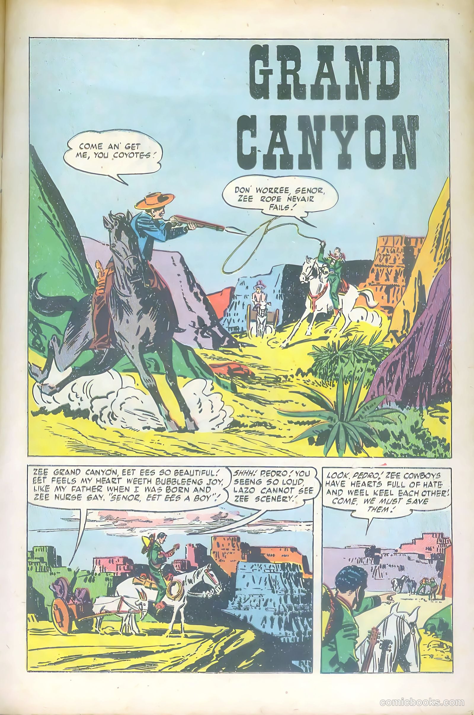 Prize Comics Western #97 (1950) — page 15 of 36