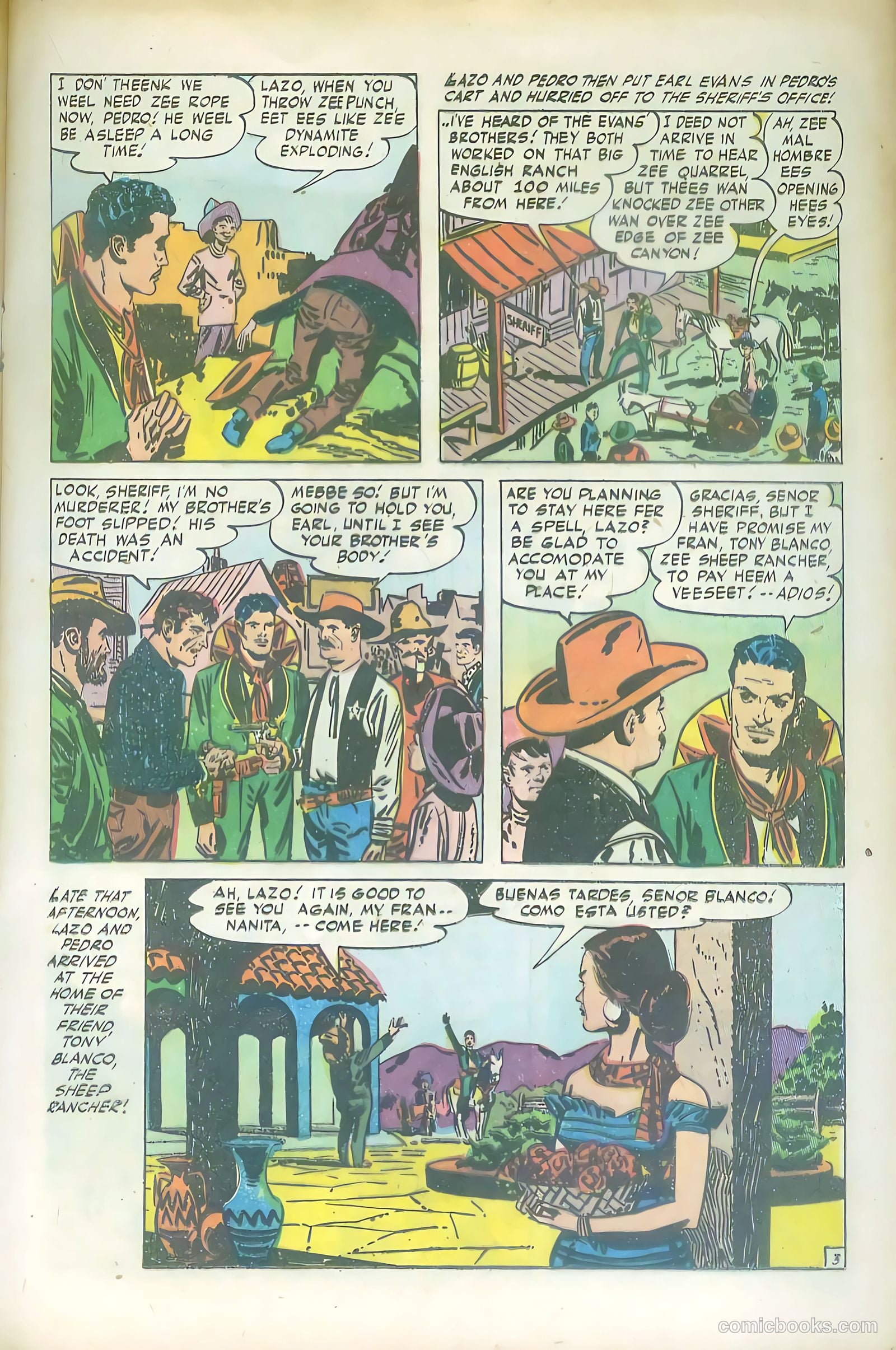 Prize Comics Western #97 (1950) — page 17 of 36