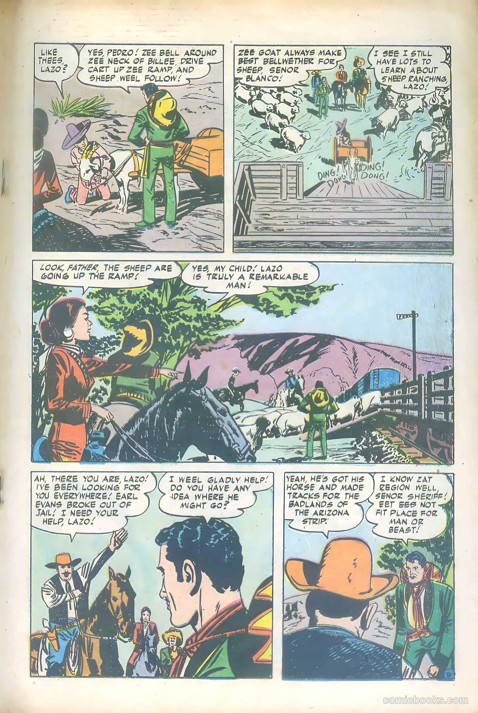 Prize Comics Western #97 (1950) — page 19 of 36