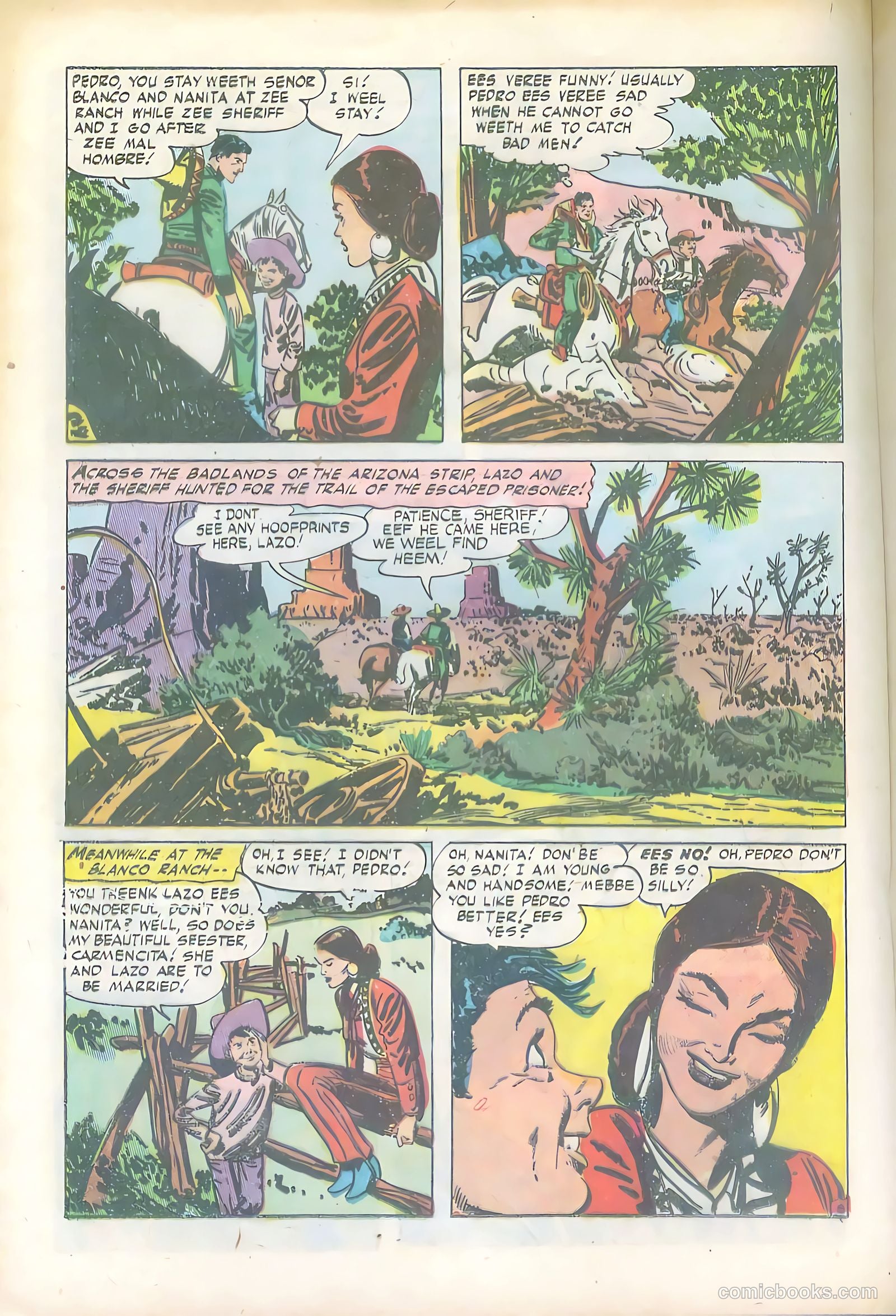 Prize Comics Western #97 (1950) — page 20 of 36