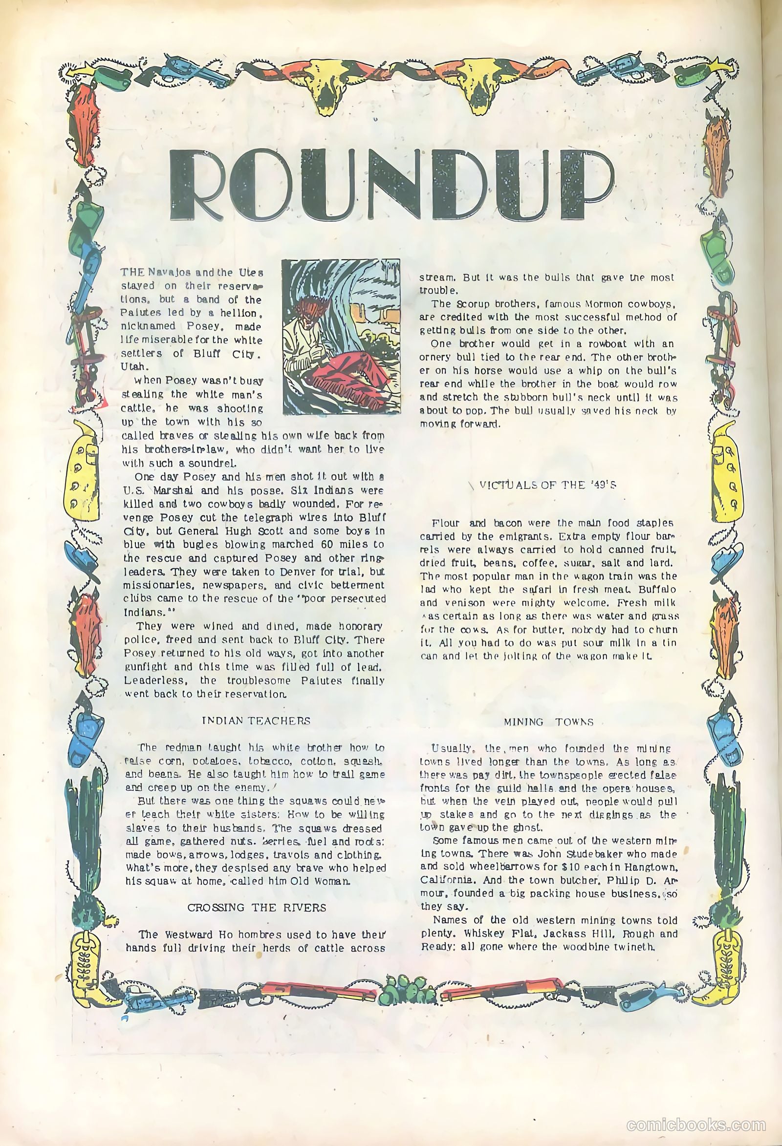 Prize Comics Western #97 (1950) — page 22 of 36