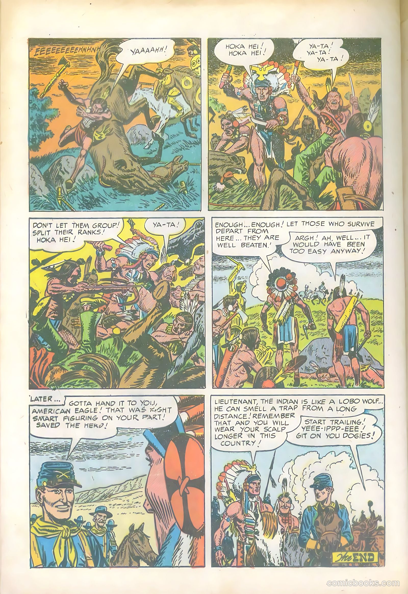 Prize Comics Western #97 (1950) — page 32 of 36