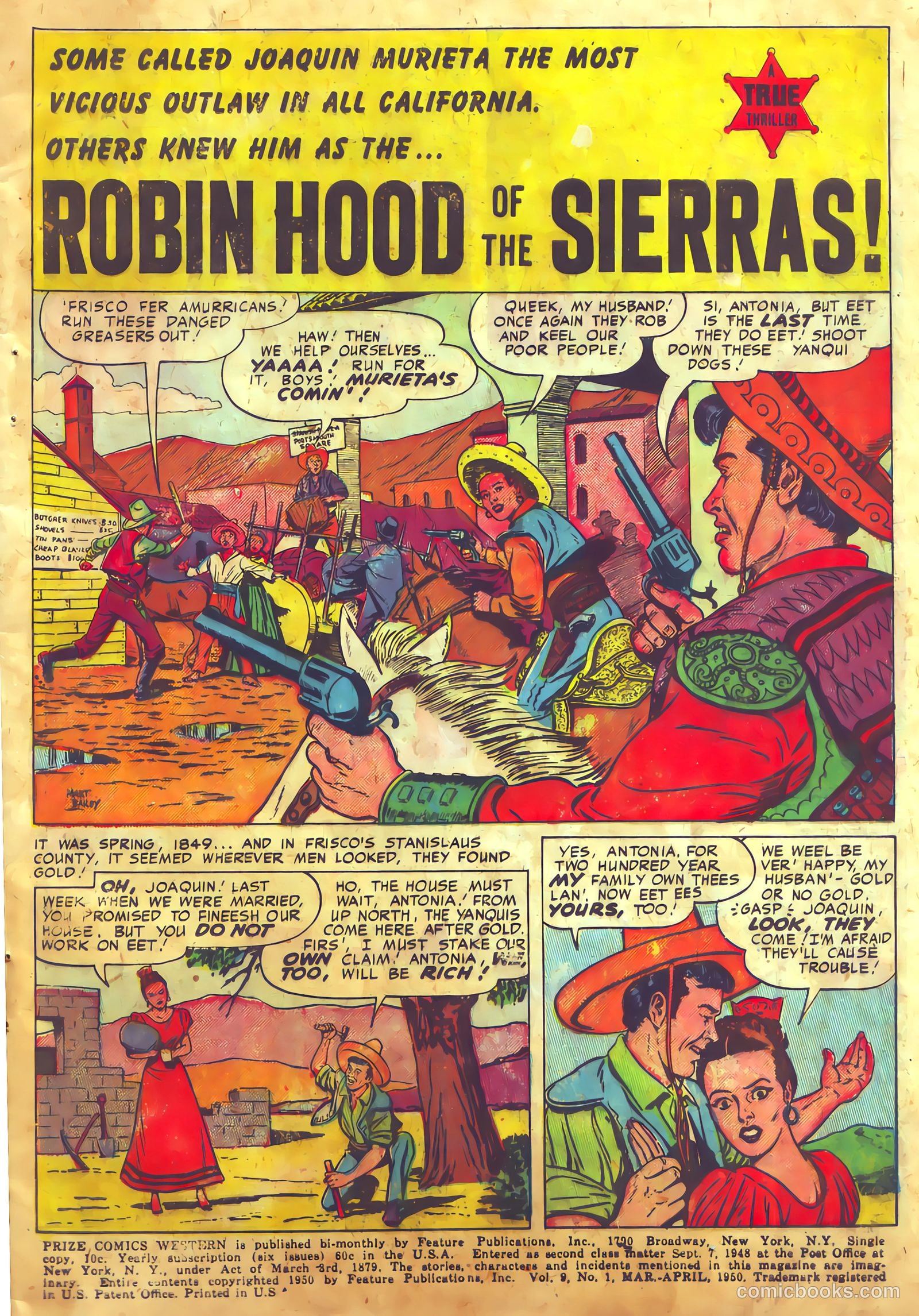 Prize Comics Western #80 (1950) — page 3 of 52