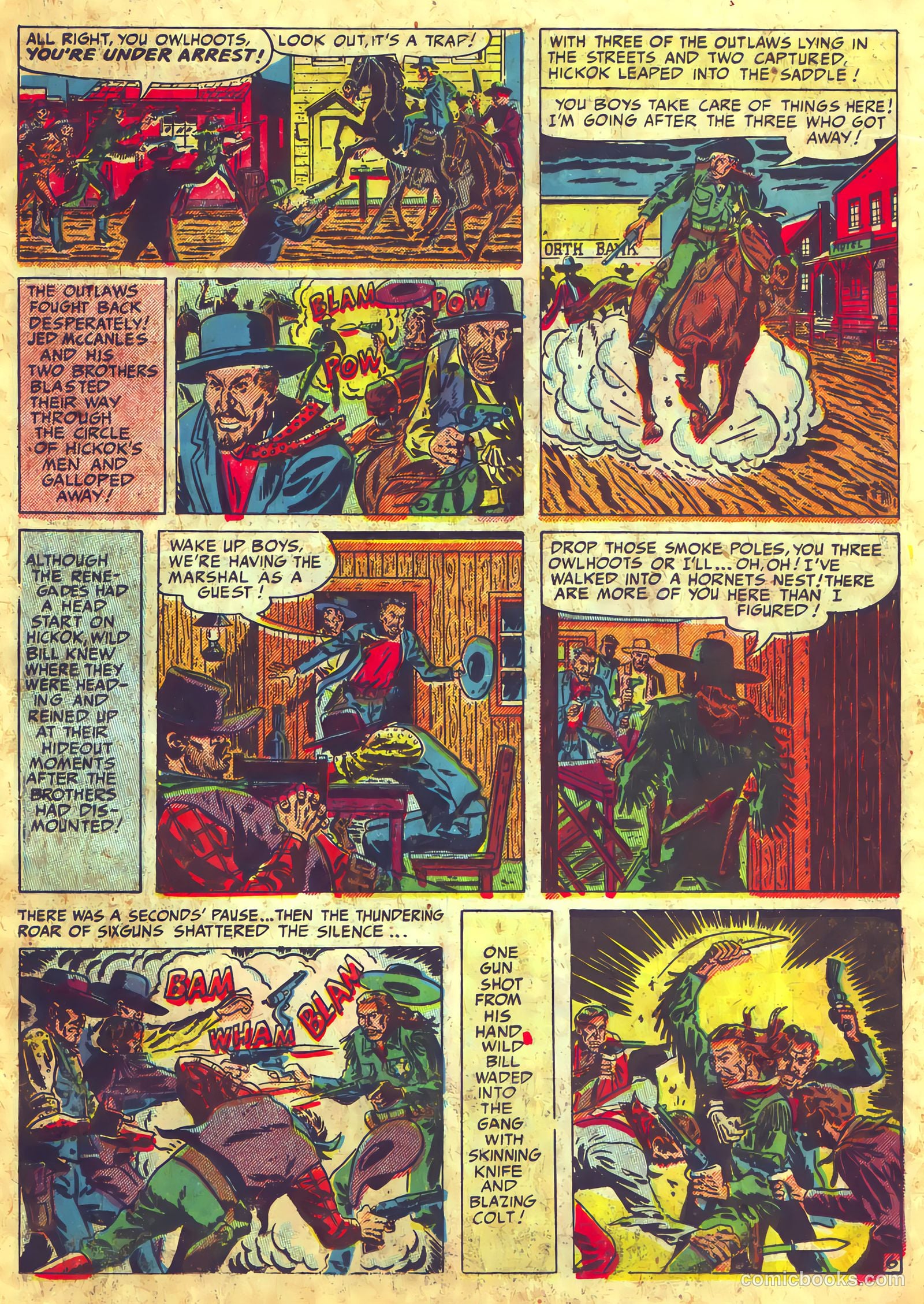 Prize Comics Western #80 (1950) — page 17 of 52