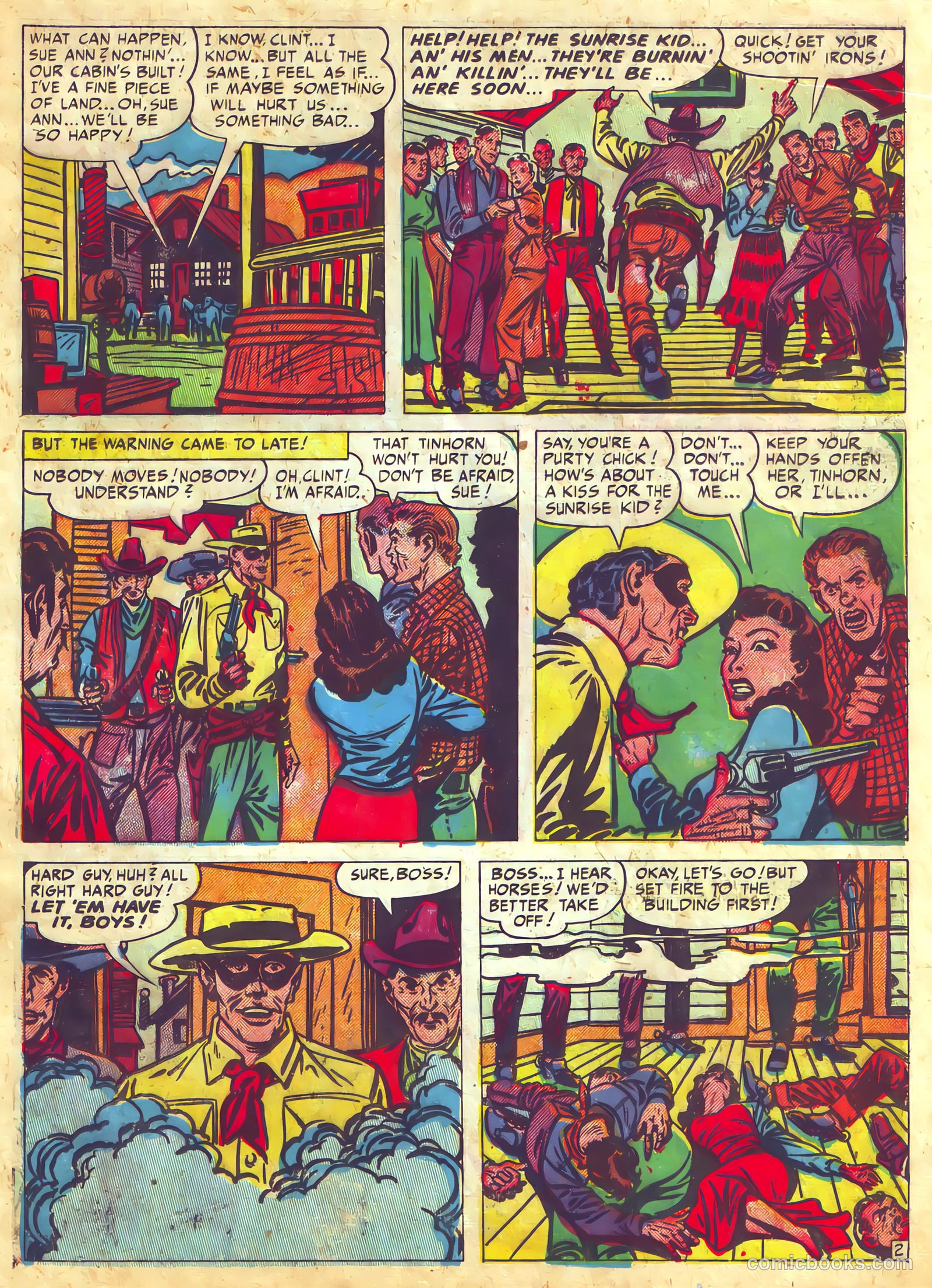 Prize Comics Western #80 (1950) — page 21 of 52