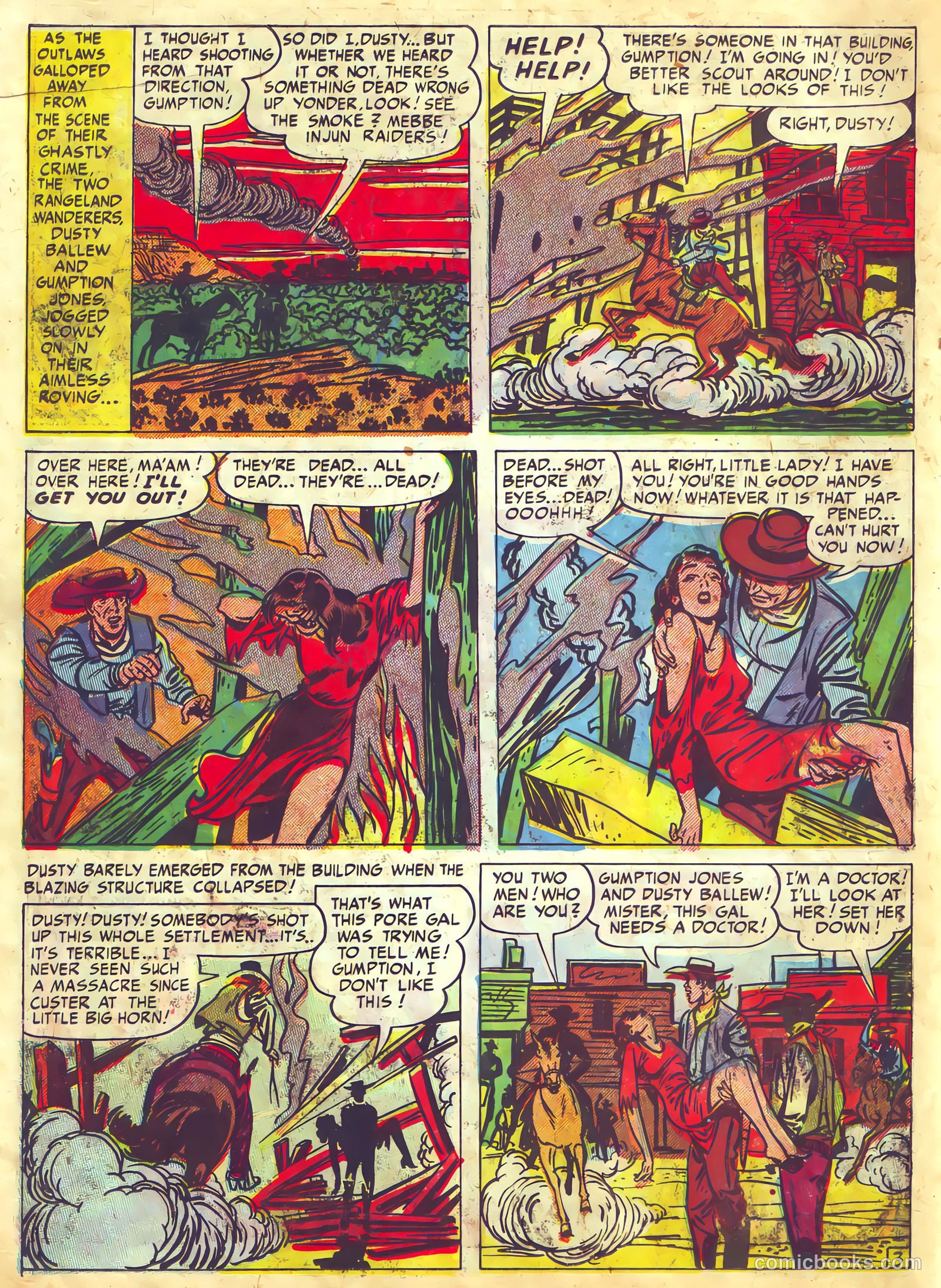 Prize Comics Western #80 (1950) — page 22 of 52