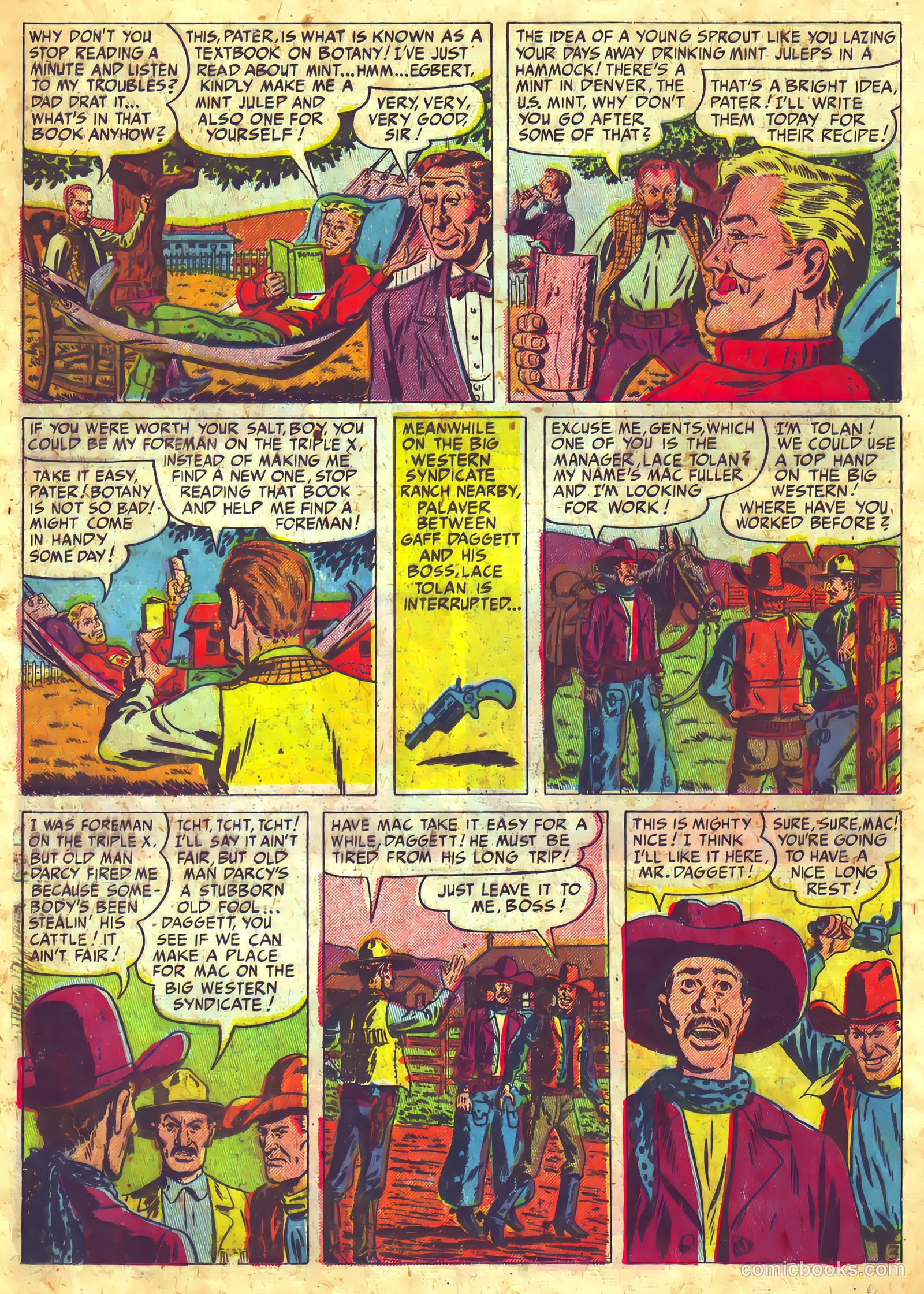 Prize Comics Western #80 (1950) — page 35 of 52