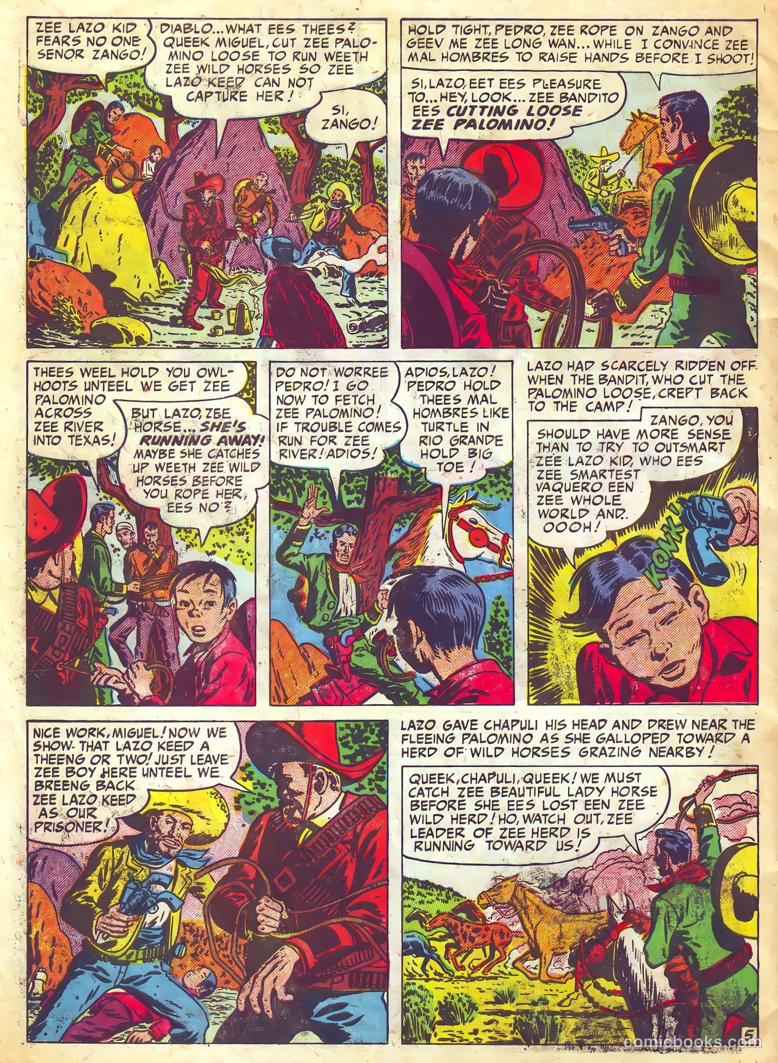Prize Comics Western #80 (1950) — page 46 of 52