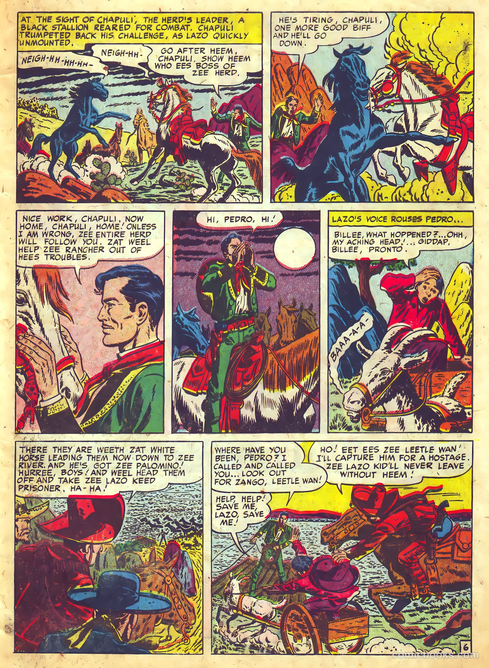 Prize Comics Western #80 (1950) — page 47 of 52