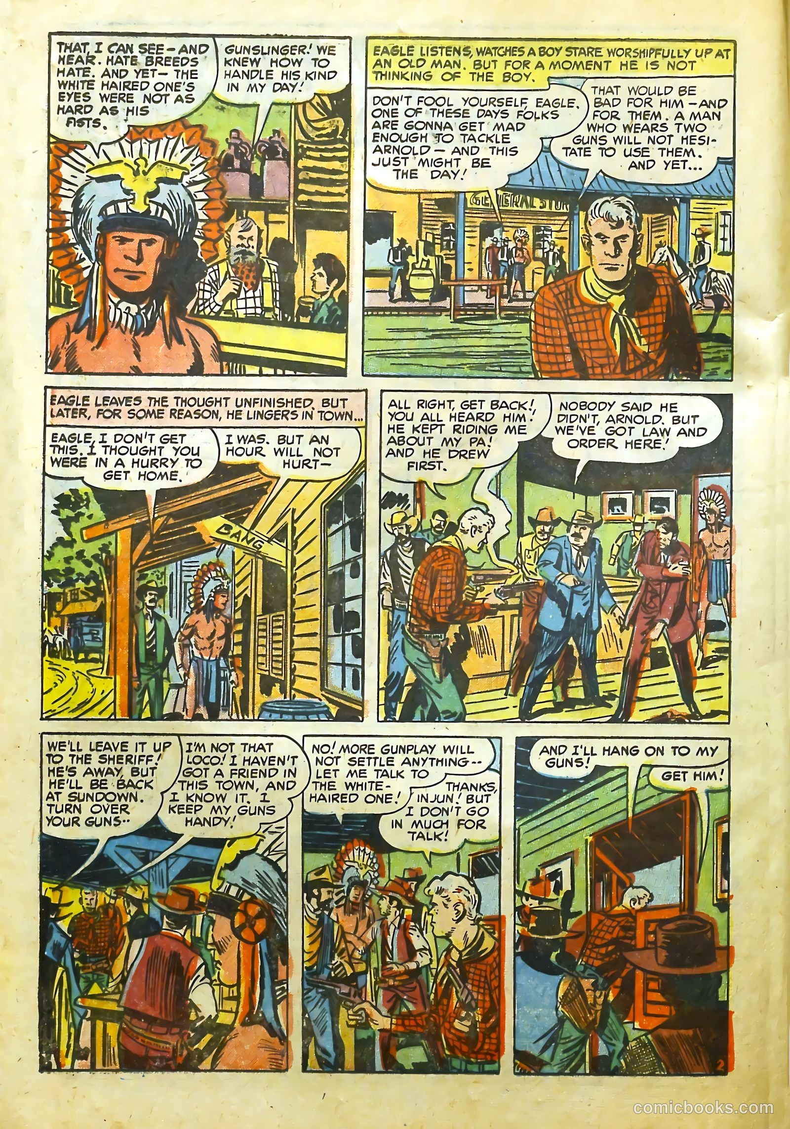 Prize Comics Western #114 (1950) — page 4 of 36