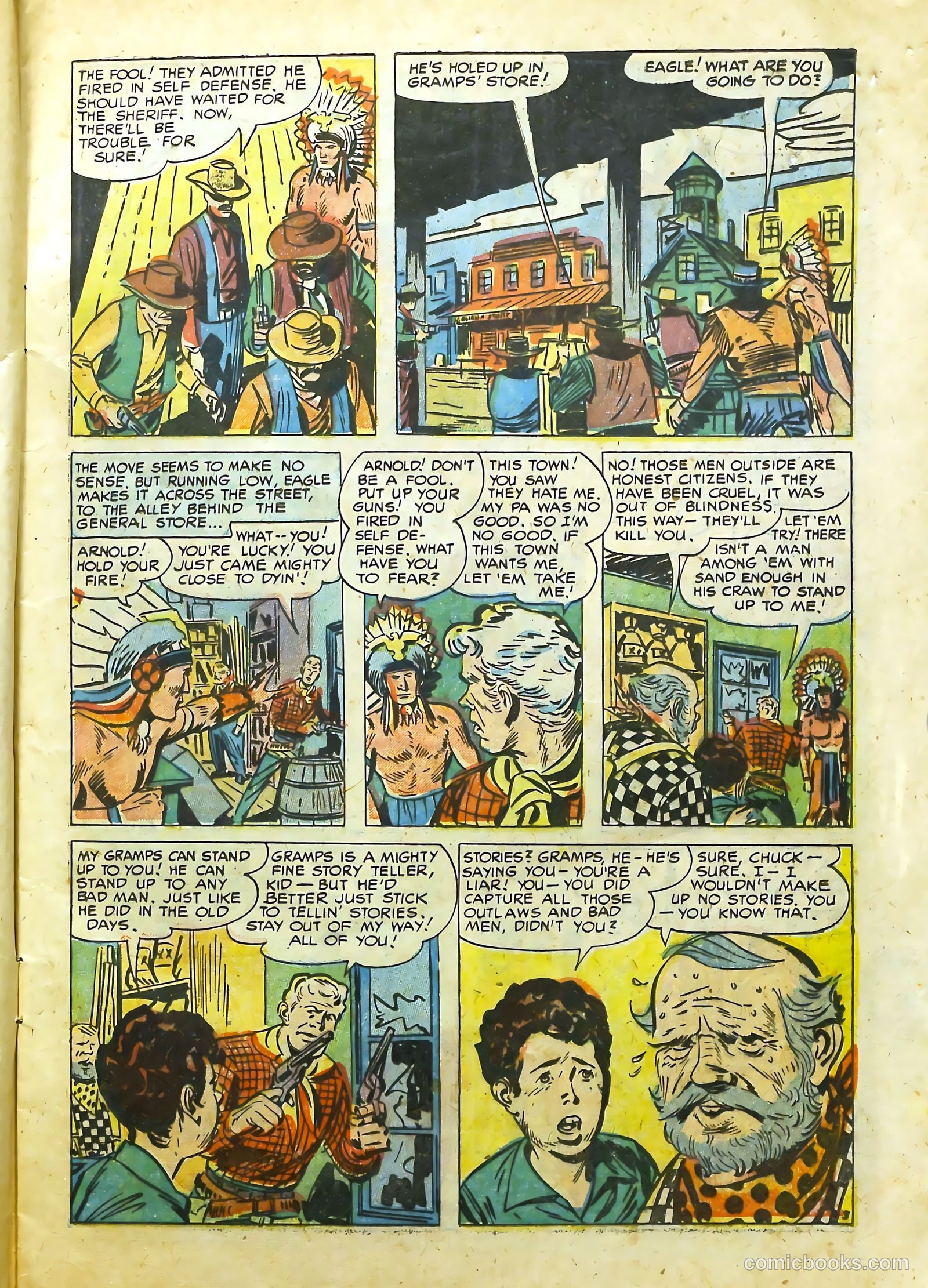 Prize Comics Western #114 (1950) — page 5 of 36
