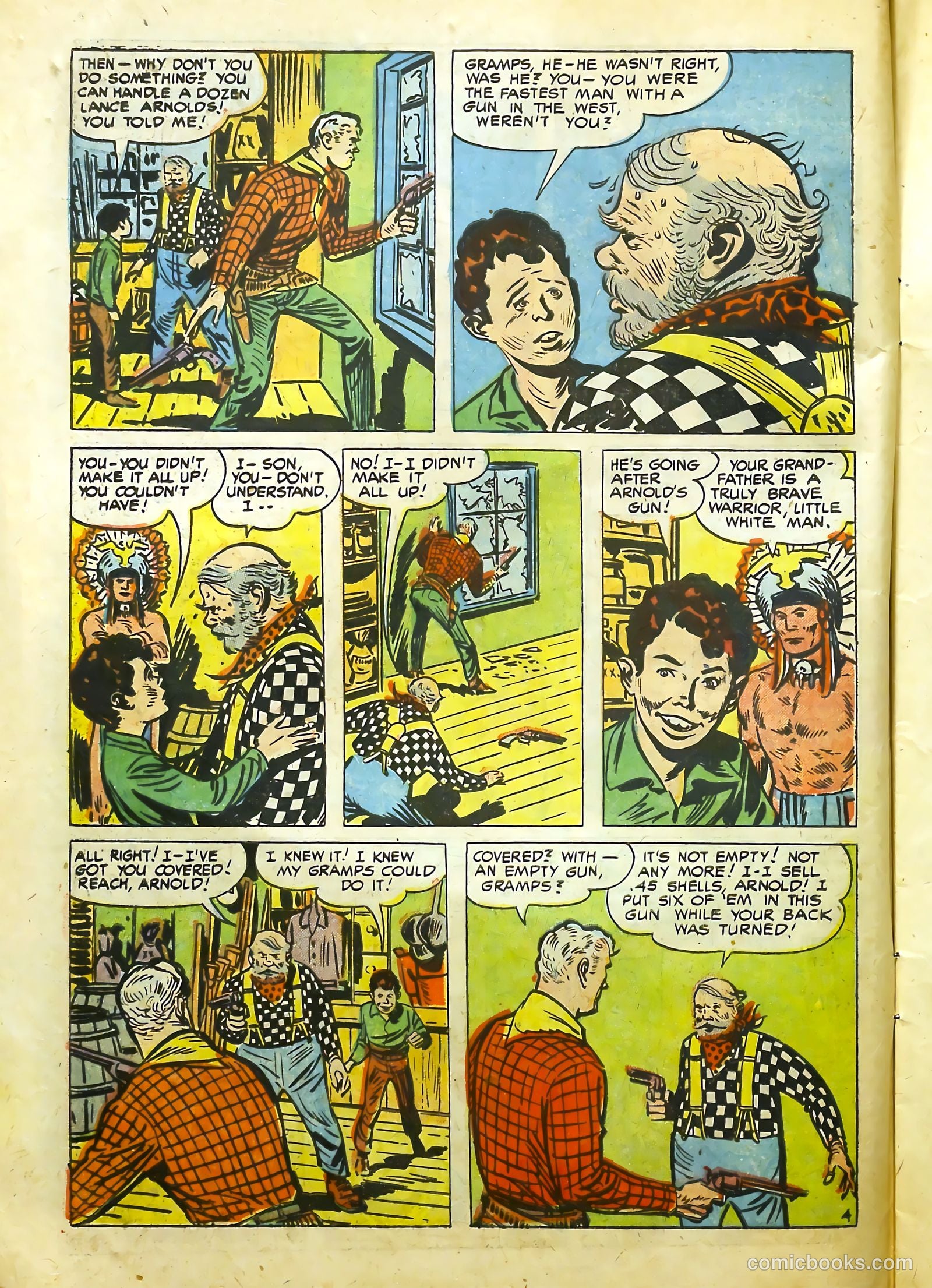 Prize Comics Western #114 (1950) — page 6 of 36