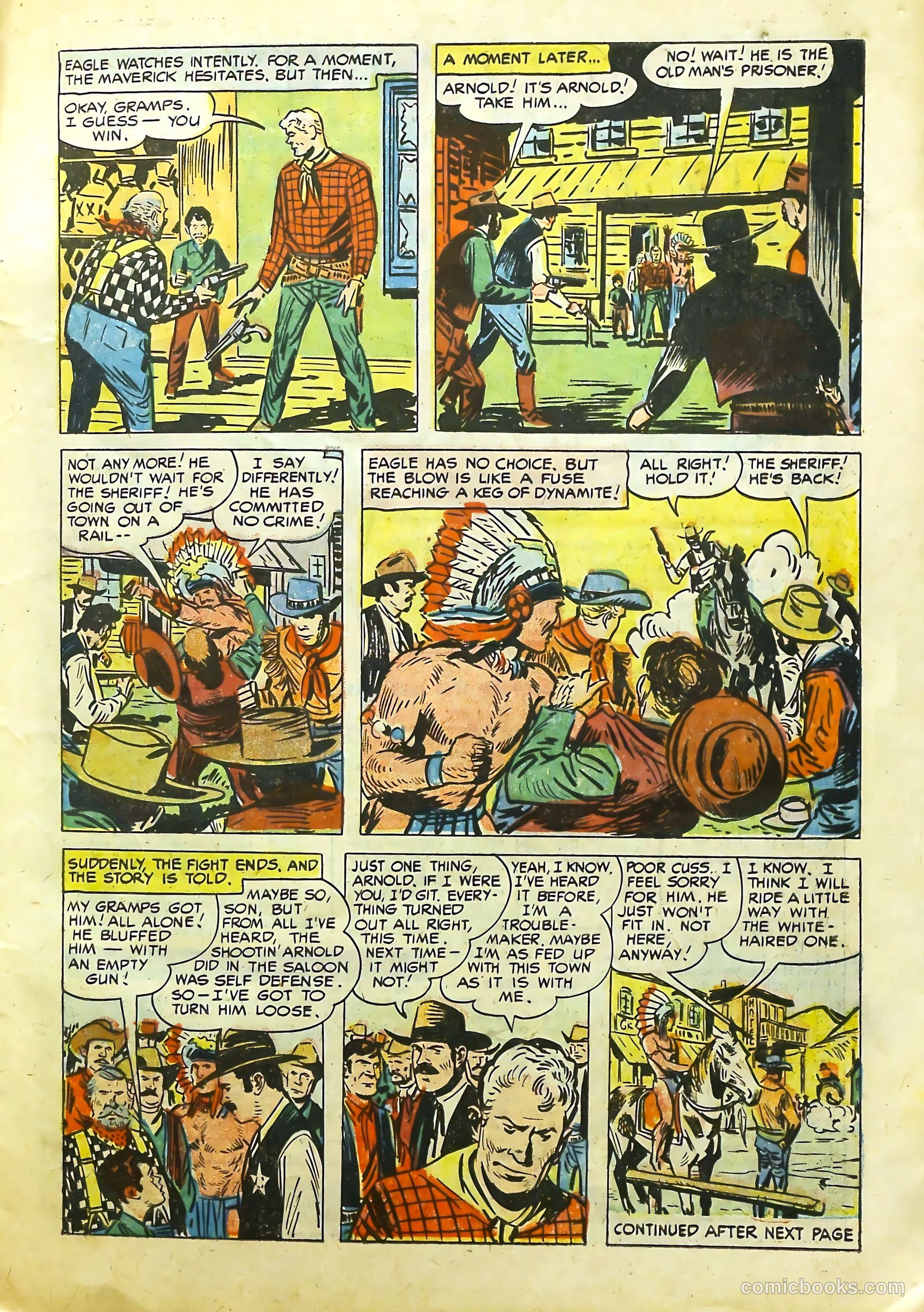 Prize Comics Western #114 (1950) — page 7 of 36