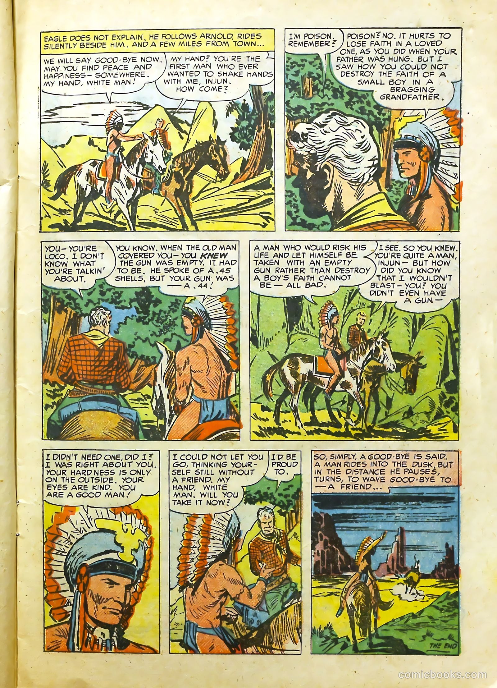 Prize Comics Western #114 (1950) — page 9 of 36