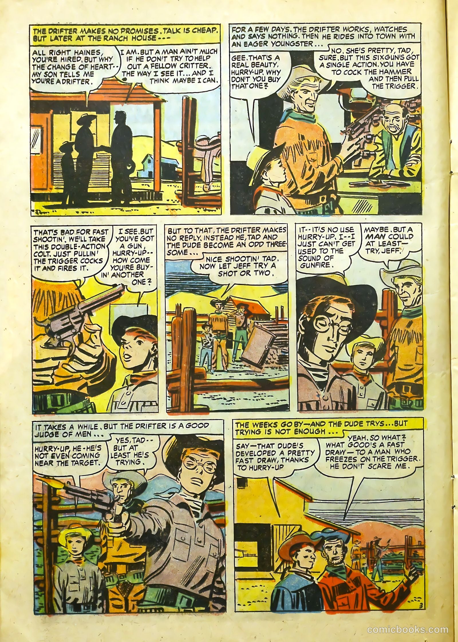 Prize Comics Western #114 (1950) — page 14 of 36