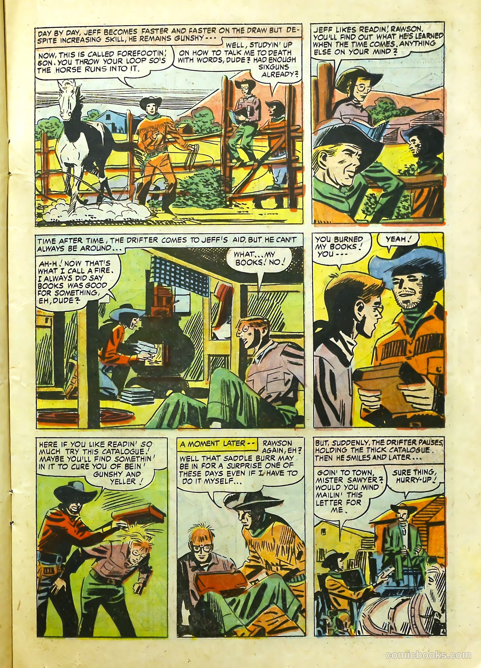 Prize Comics Western #114 (1950) — page 15 of 36