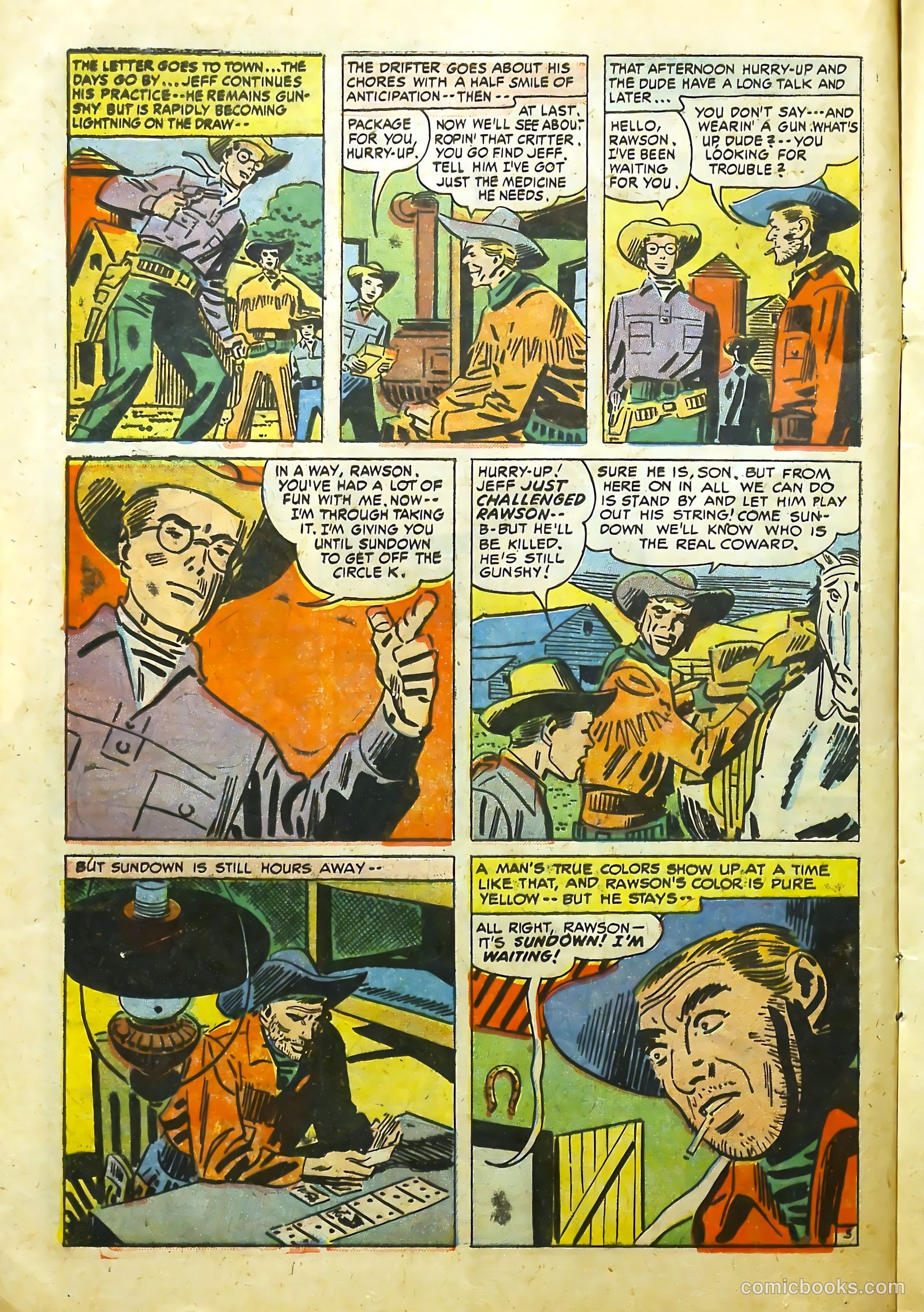 Prize Comics Western #114 (1950) — page 16 of 36