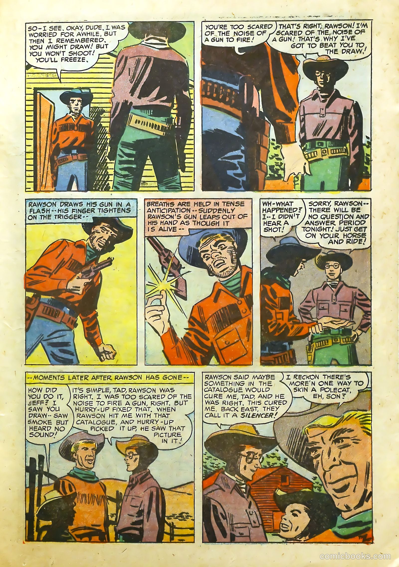 Prize Comics Western #114 (1950) — page 17 of 36