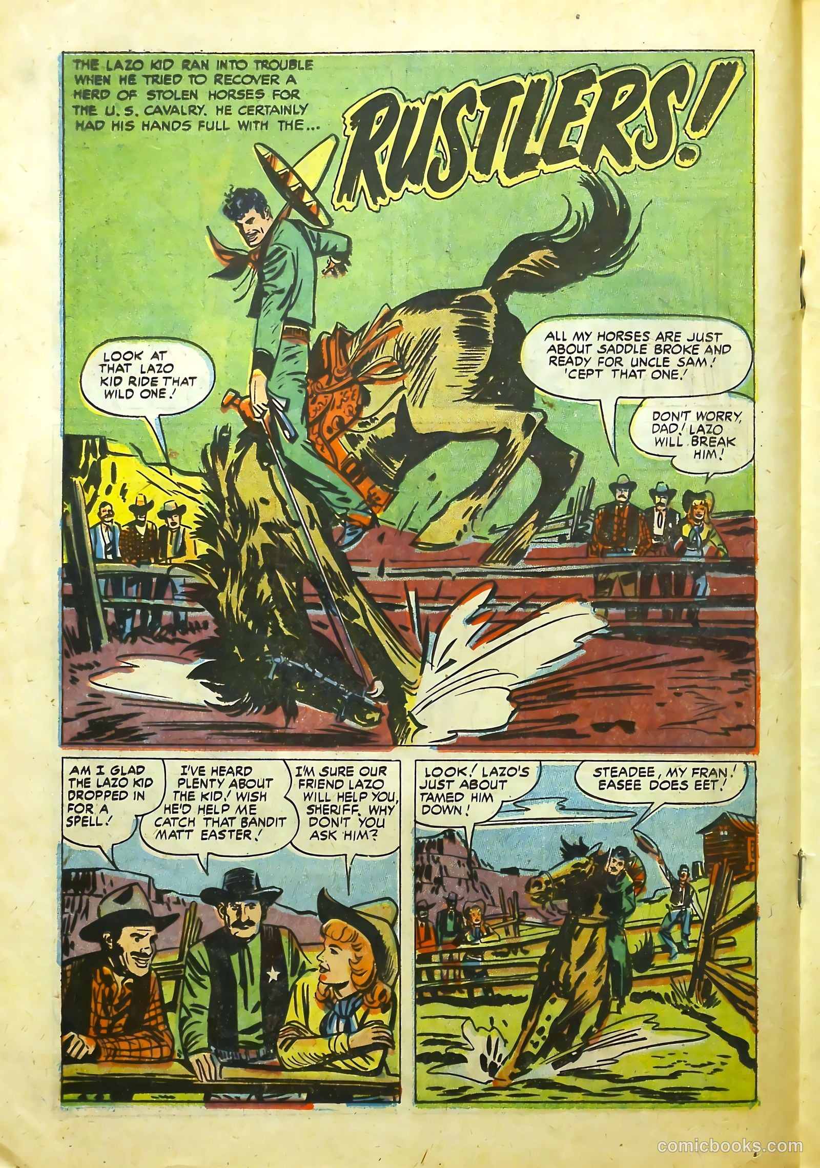 Prize Comics Western #114 (1950) — page 18 of 36