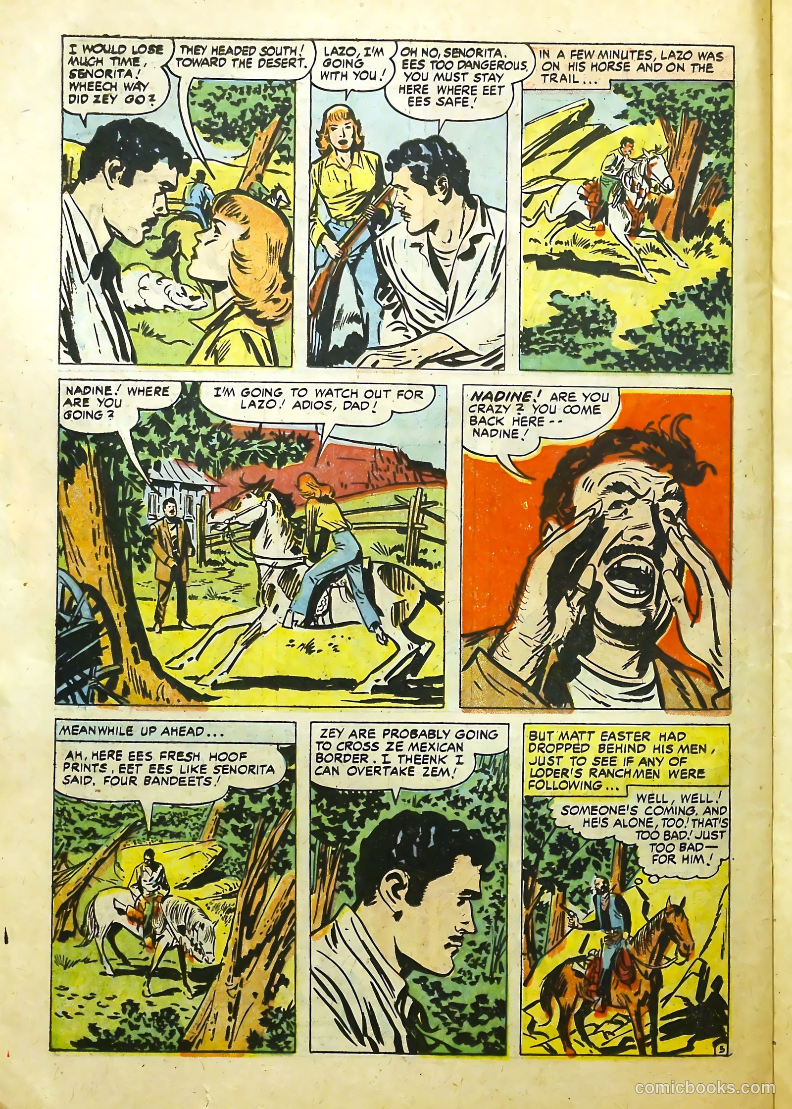 Prize Comics Western #114 (1950) — page 22 of 36