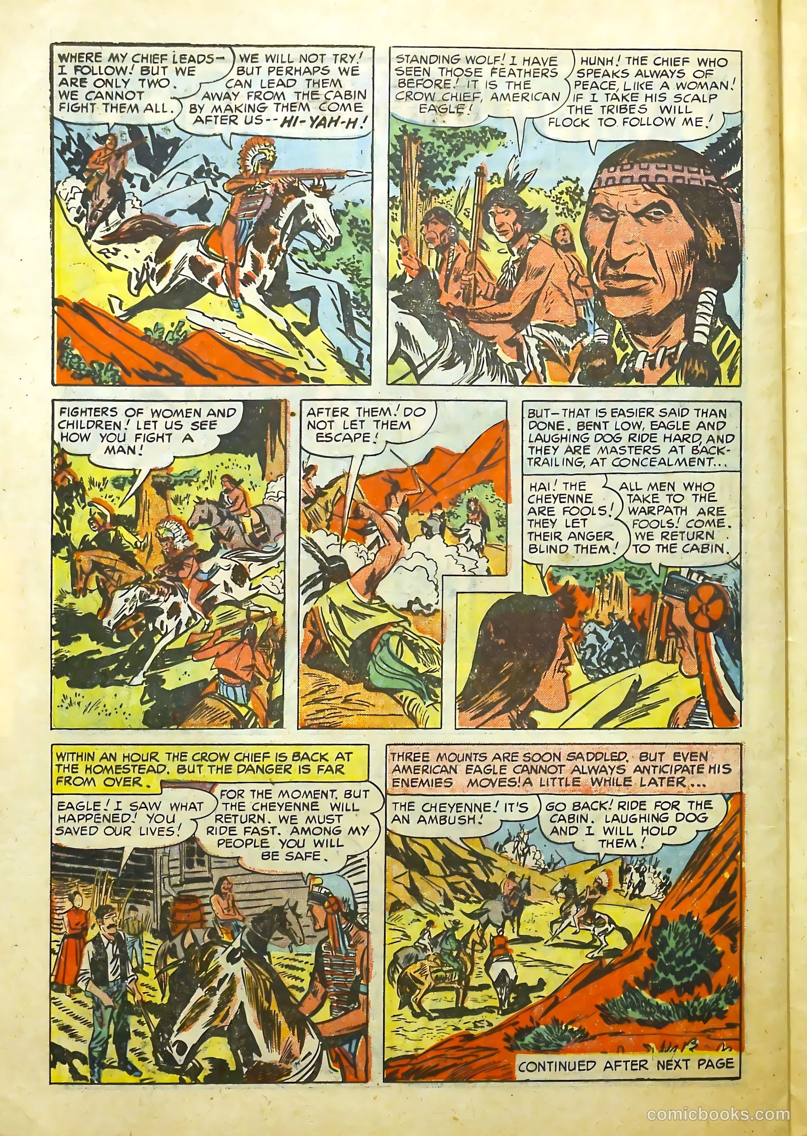 Prize Comics Western #114 (1950) — page 28 of 36