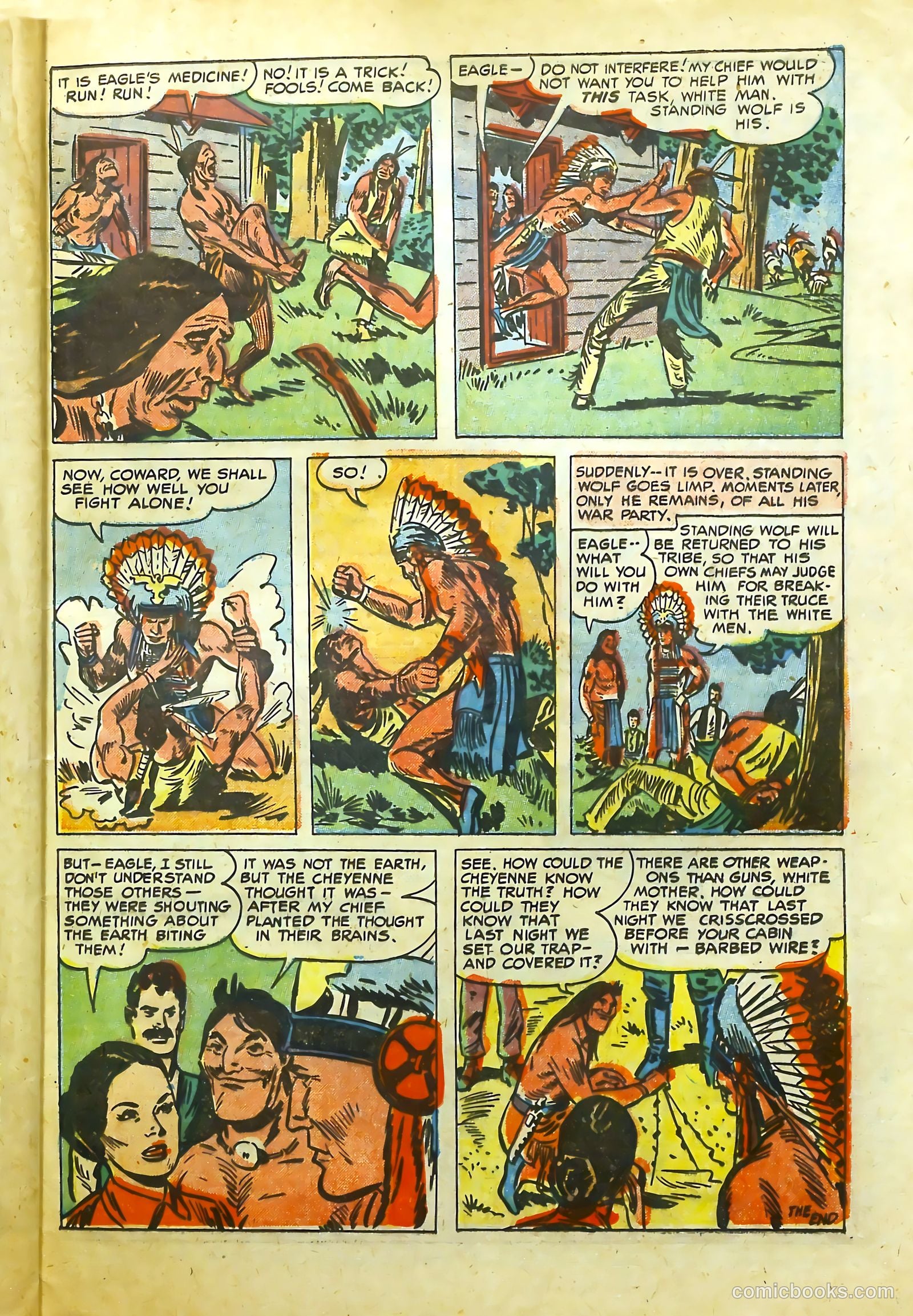 Prize Comics Western #114 (1950) — page 33 of 36