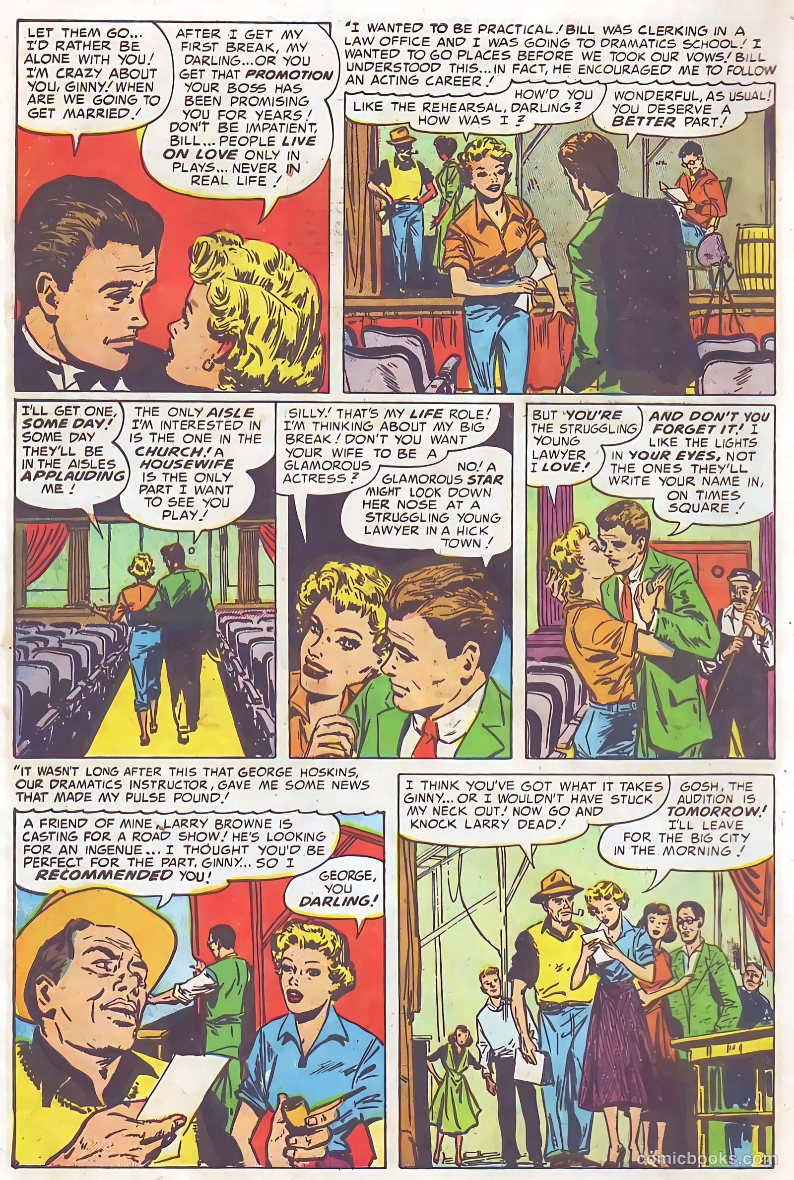 Young Romance #69 (1953) — page 4 of 36