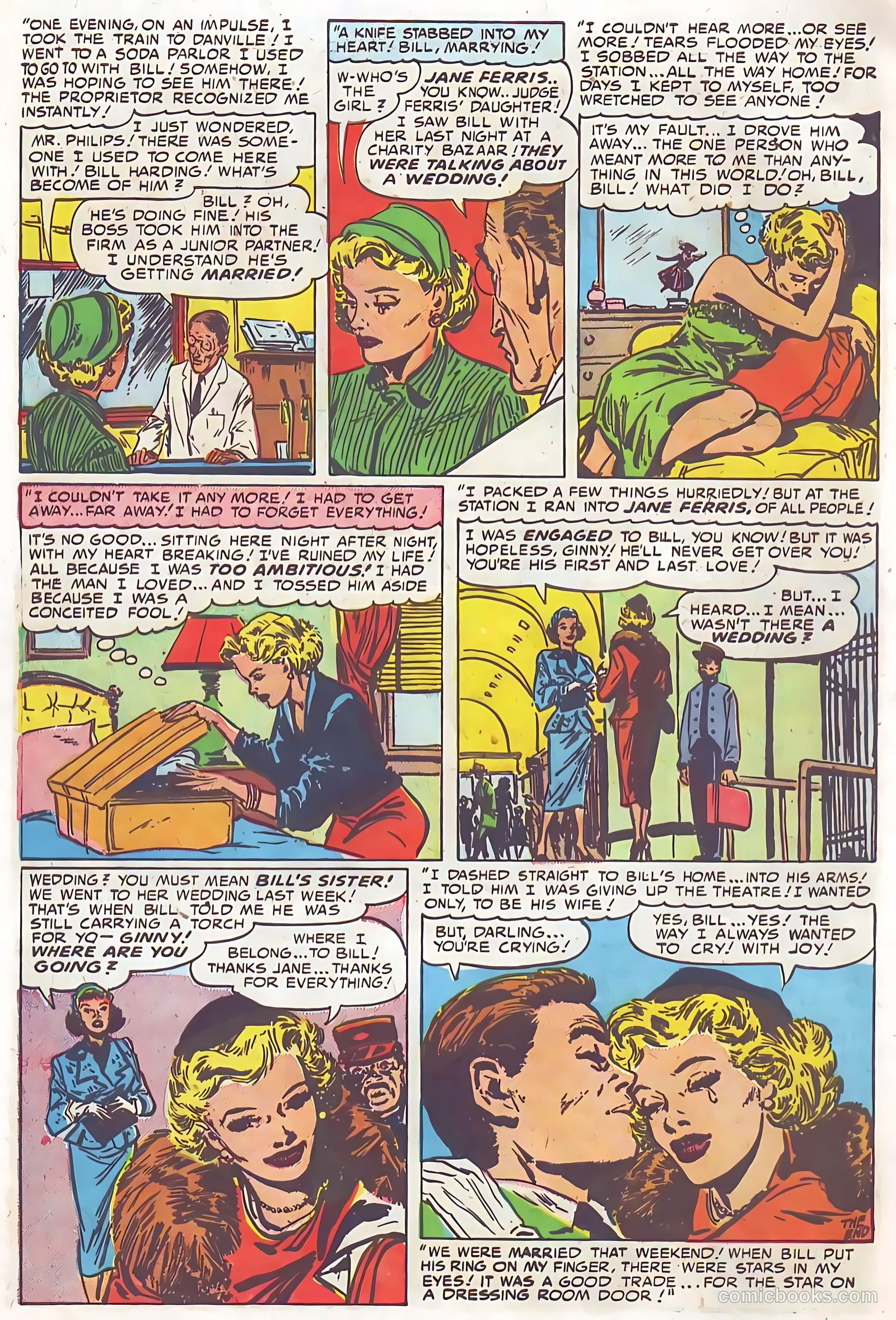 Young Romance #69 (1953) — page 8 of 36