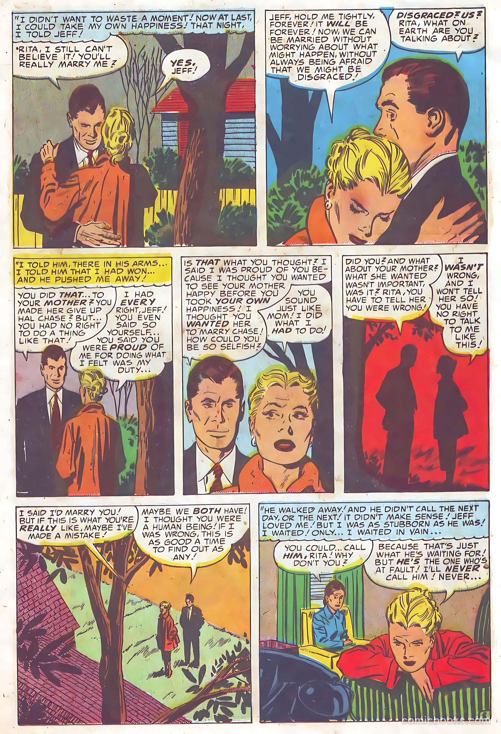 Young Romance #69 (1953) — page 15 of 36