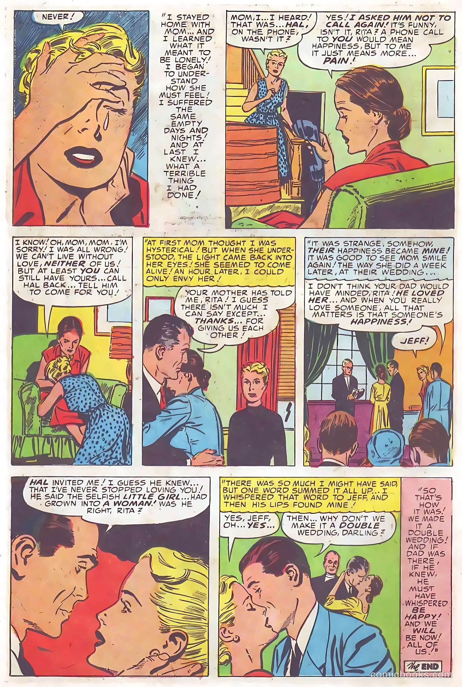 Young Romance #69 (1953) — page 16 of 36