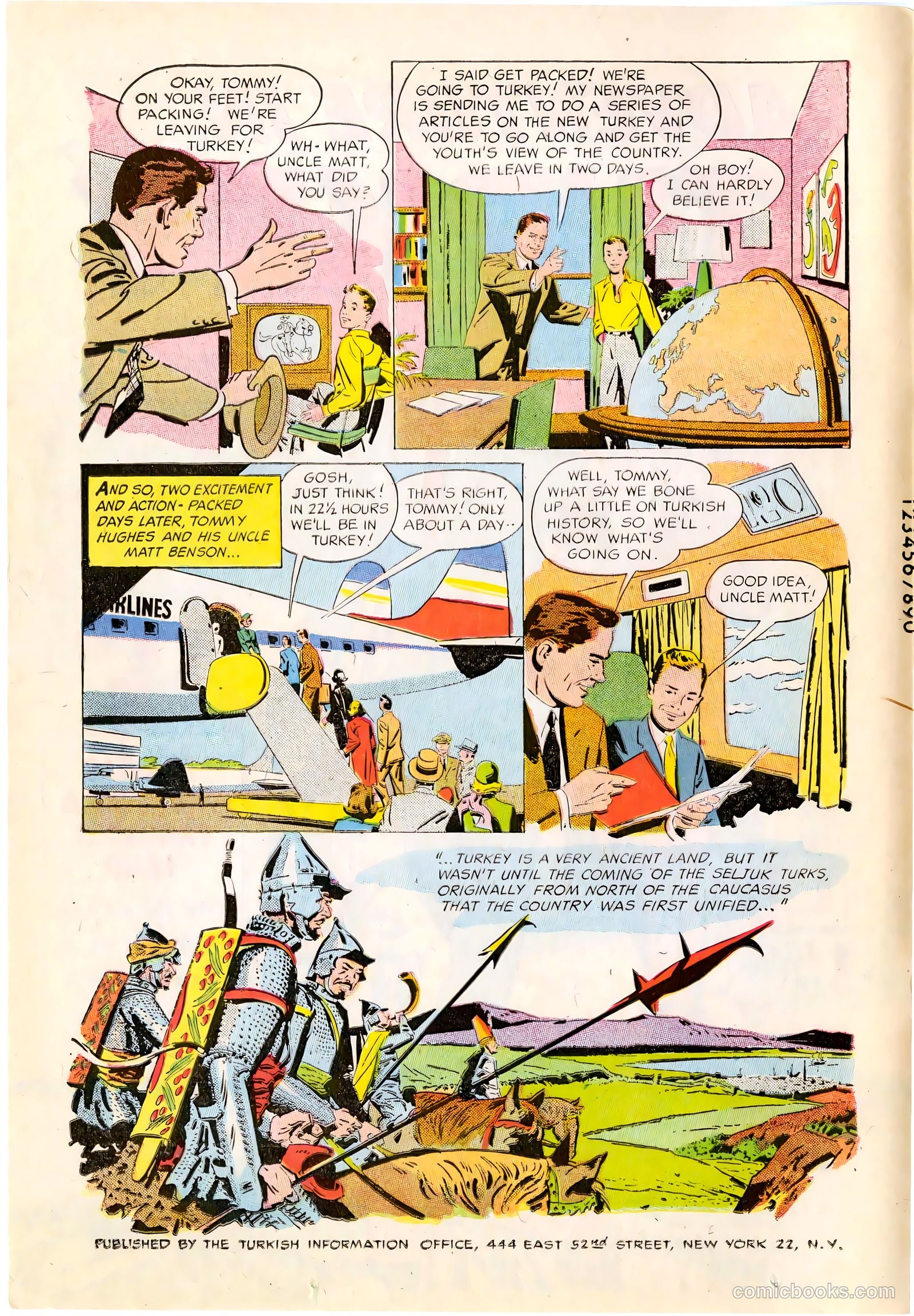 adventure in turkey turkish information office #nn (1953) — page 2 of 16