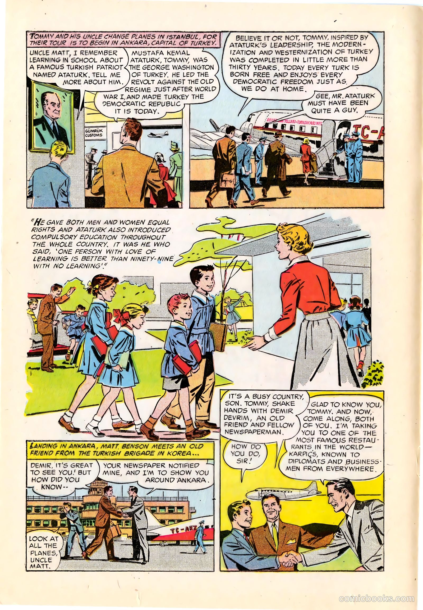 adventure in turkey turkish information office #nn (1953) — page 4 of 16