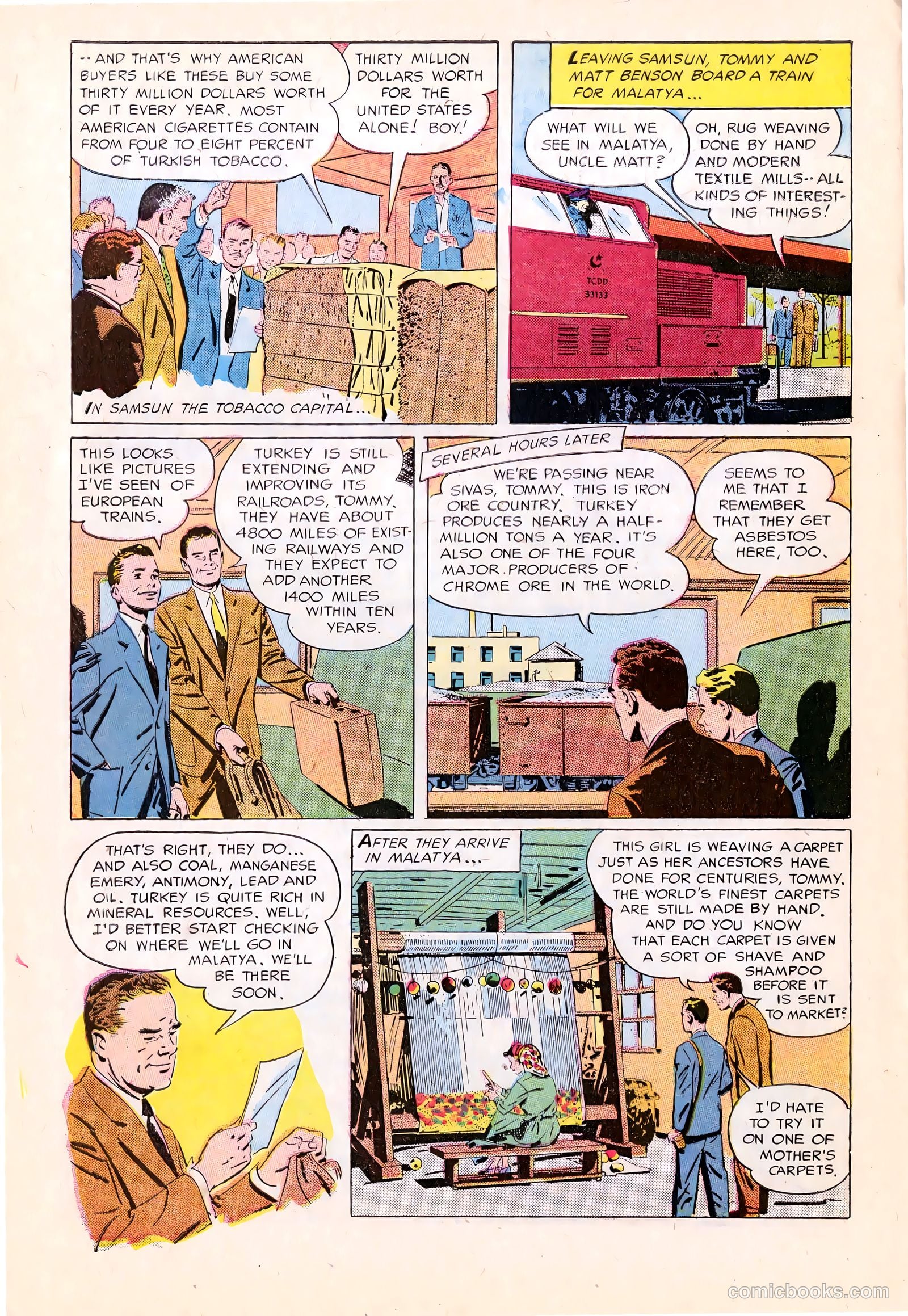 adventure in turkey turkish information office #nn (1953) — page 10 of 16