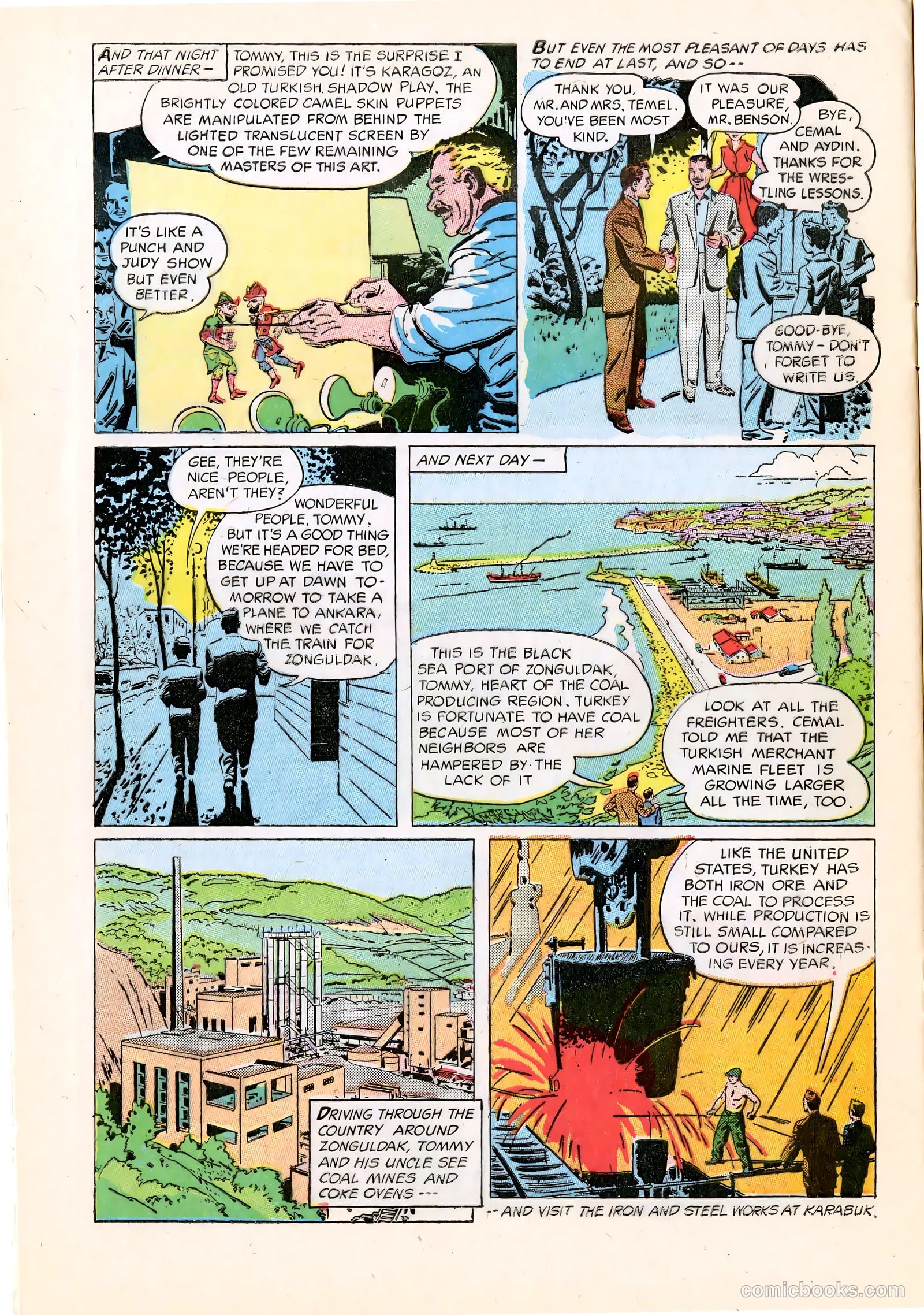 adventure in turkey turkish information office #nn (1953) — page 12 of 16