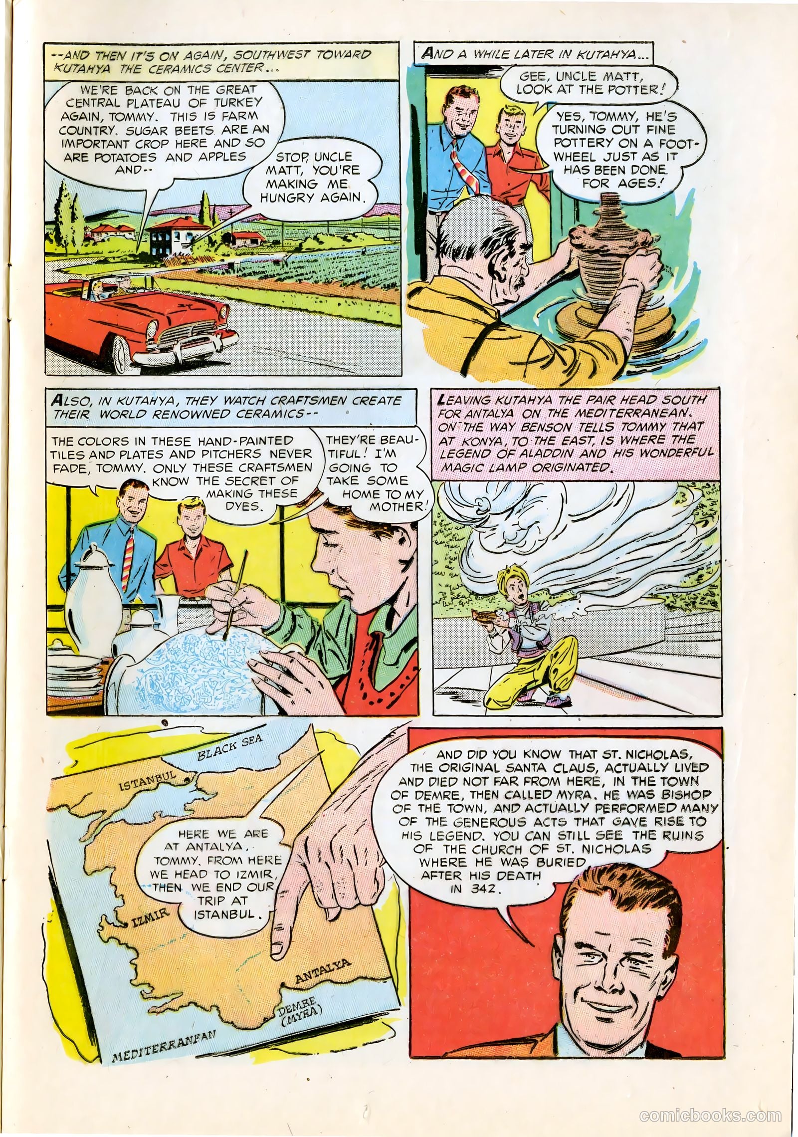 adventure in turkey turkish information office #nn (1953) — page 13 of 16