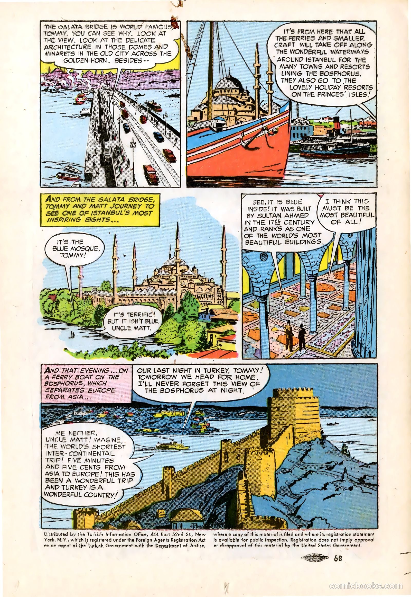 adventure in turkey turkish information office #nn (1953) — page 16 of 16