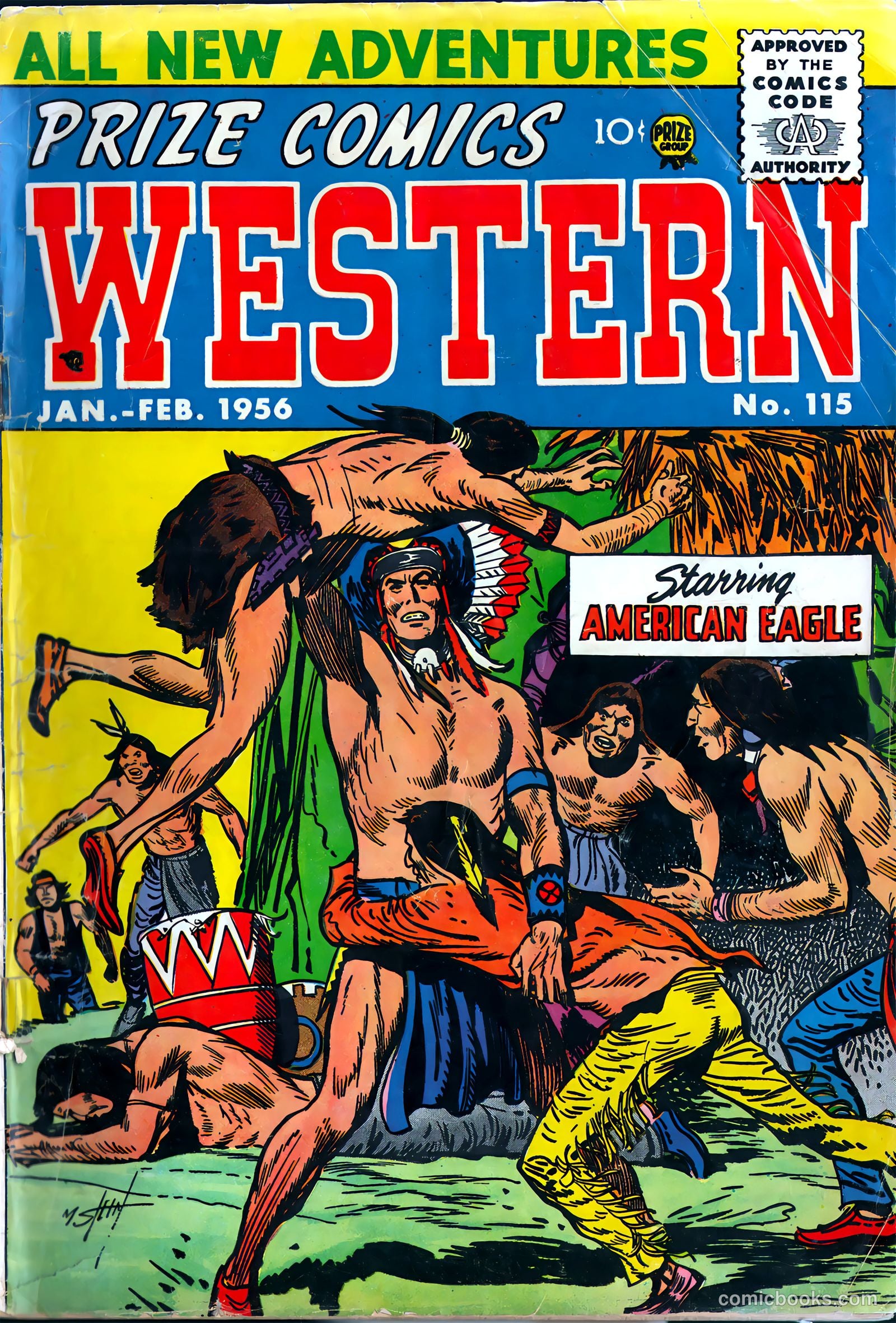 Prize Comics Western #115