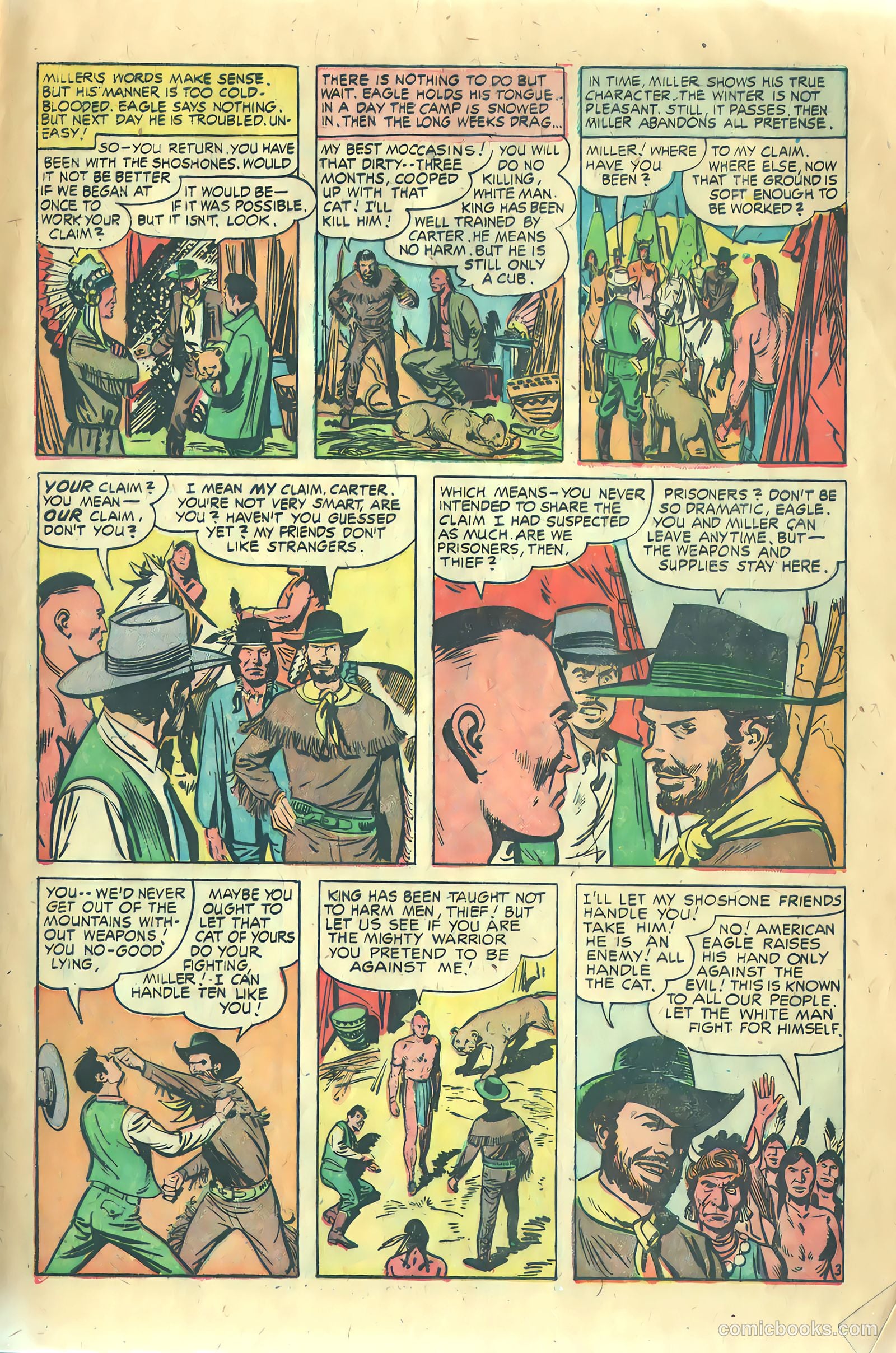 Prize Comics Western #115 (1950) — page 5 of 36