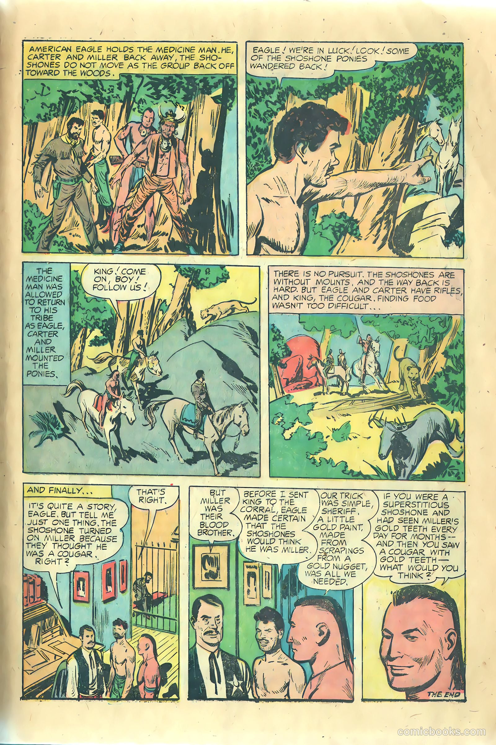 Prize Comics Western #115 (1950) — page 9 of 36