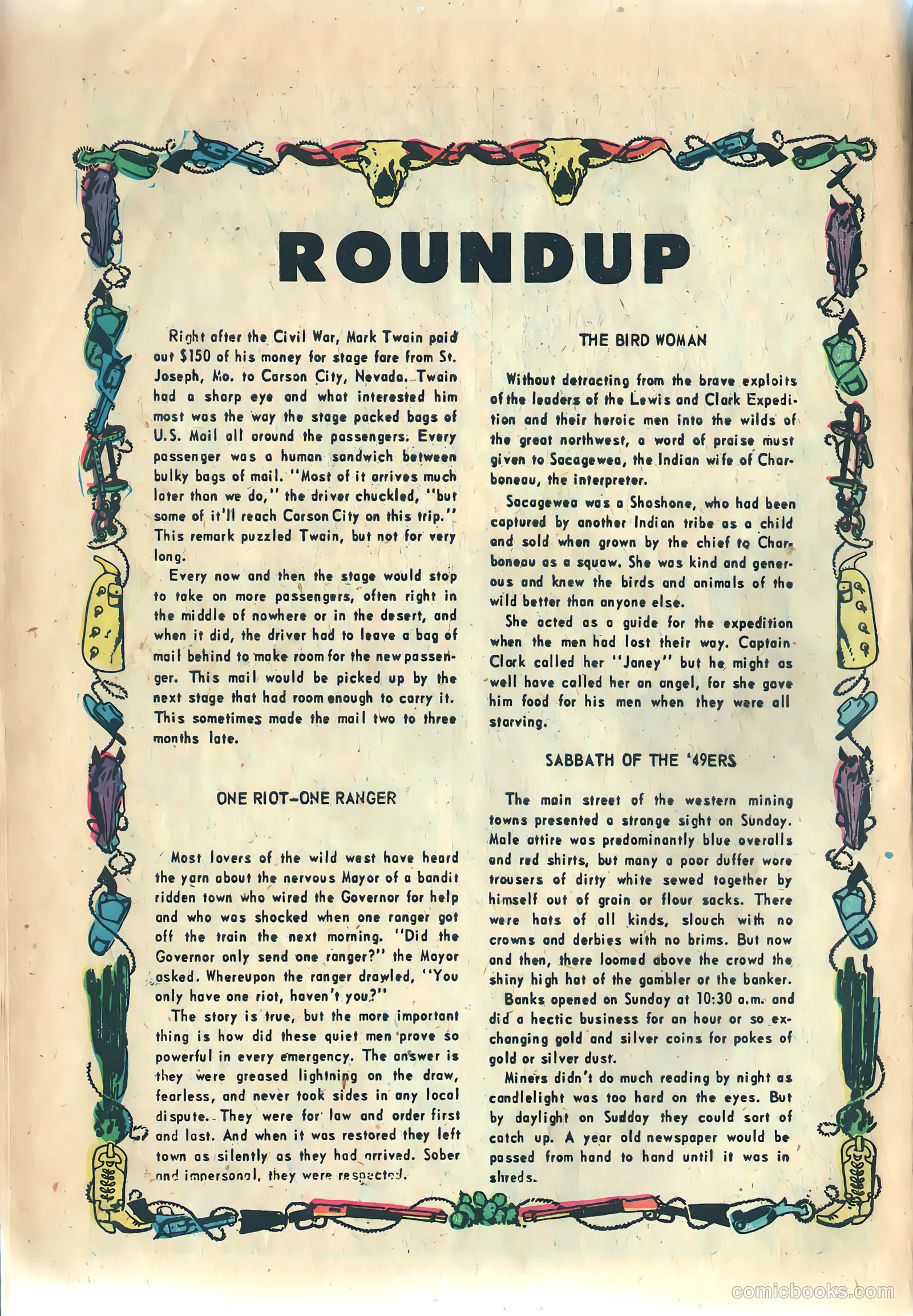 Prize Comics Western #115 (1950) — page 10 of 36