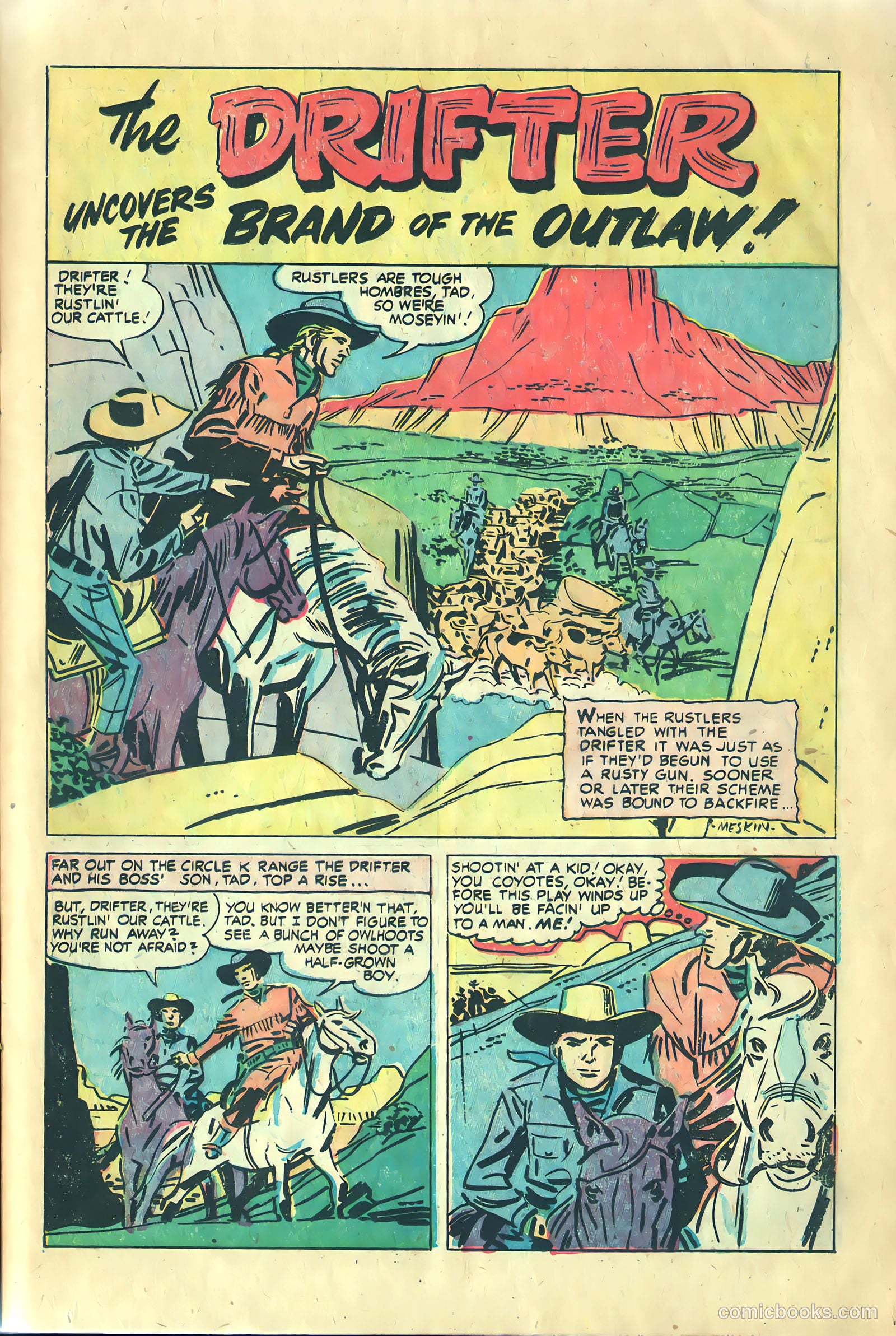 Prize Comics Western #115 (1950) — page 11 of 36