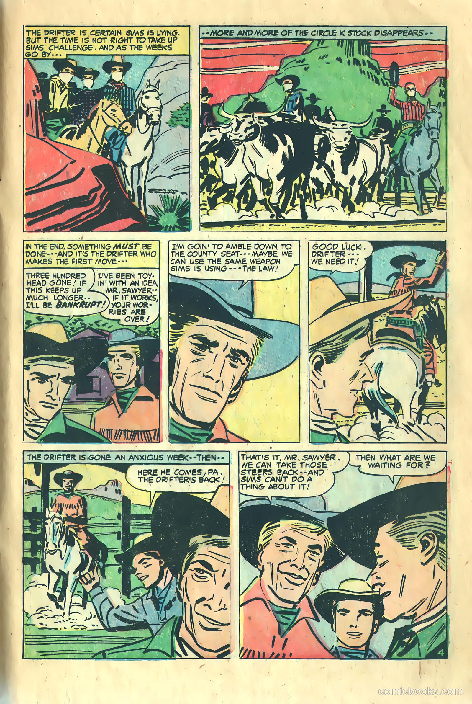Prize Comics Western #115 (1950) — page 15 of 36